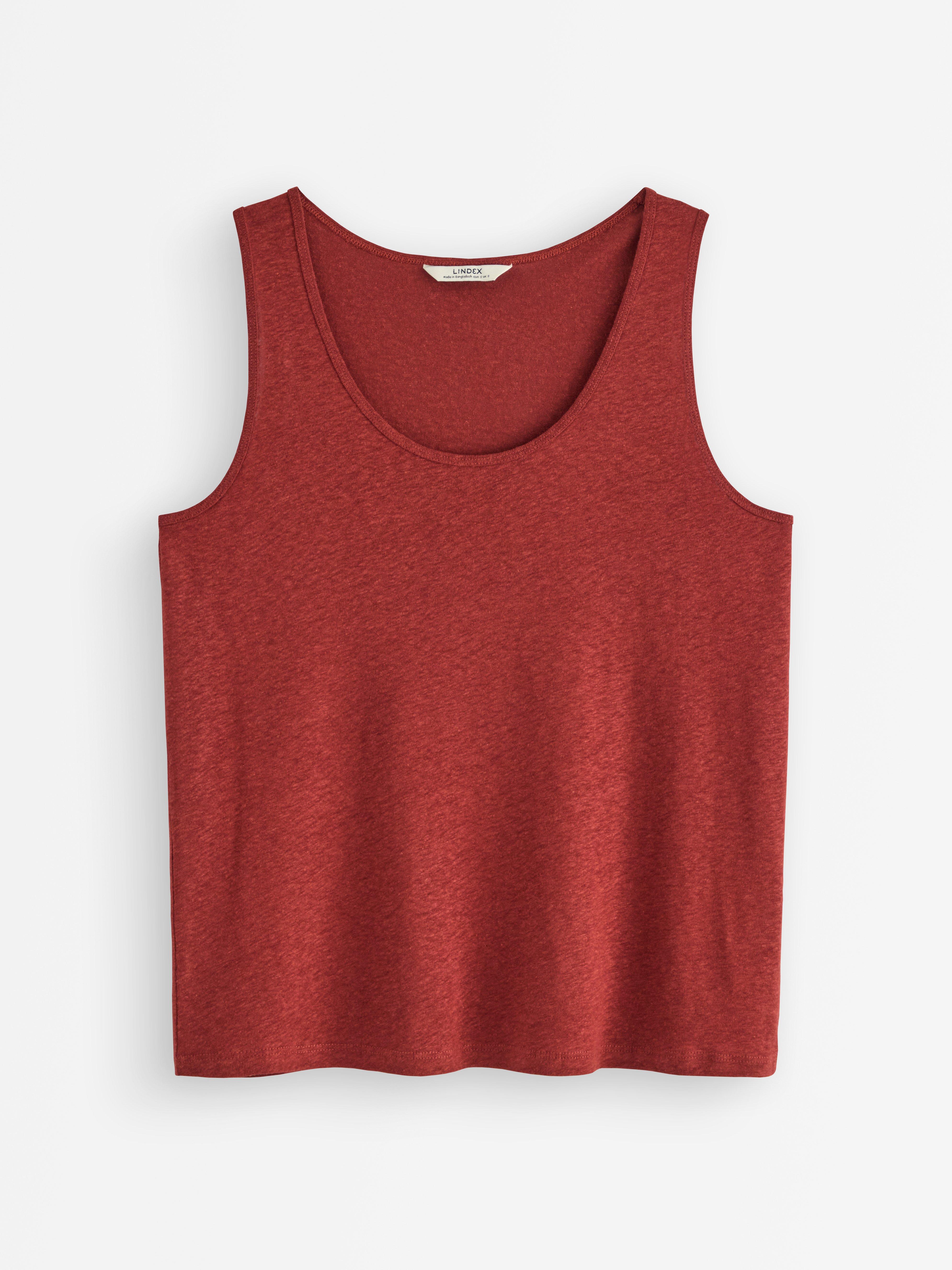 Tank Top - Womens Wear - Red