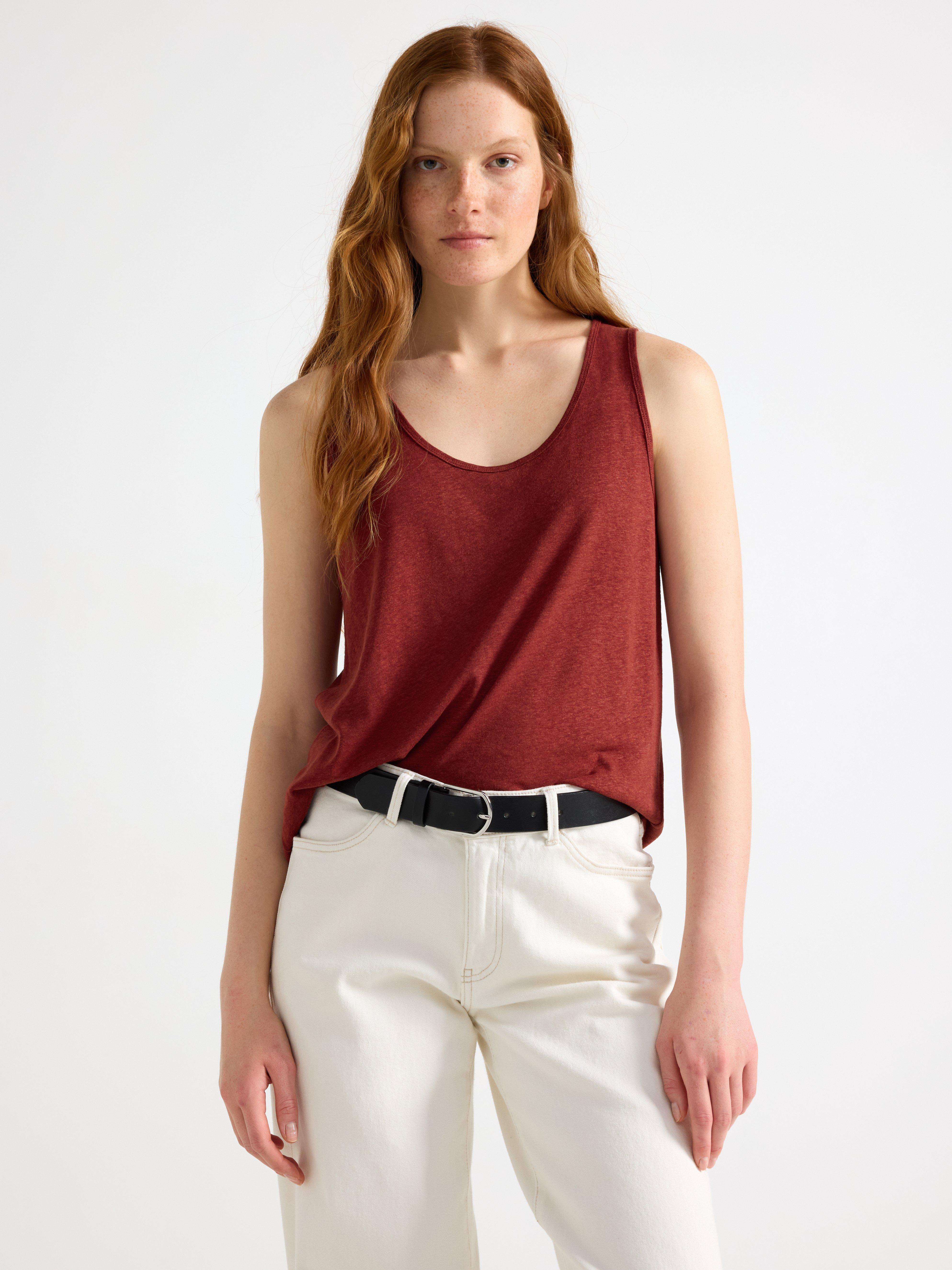 Tank Top - Womens Wear - Red