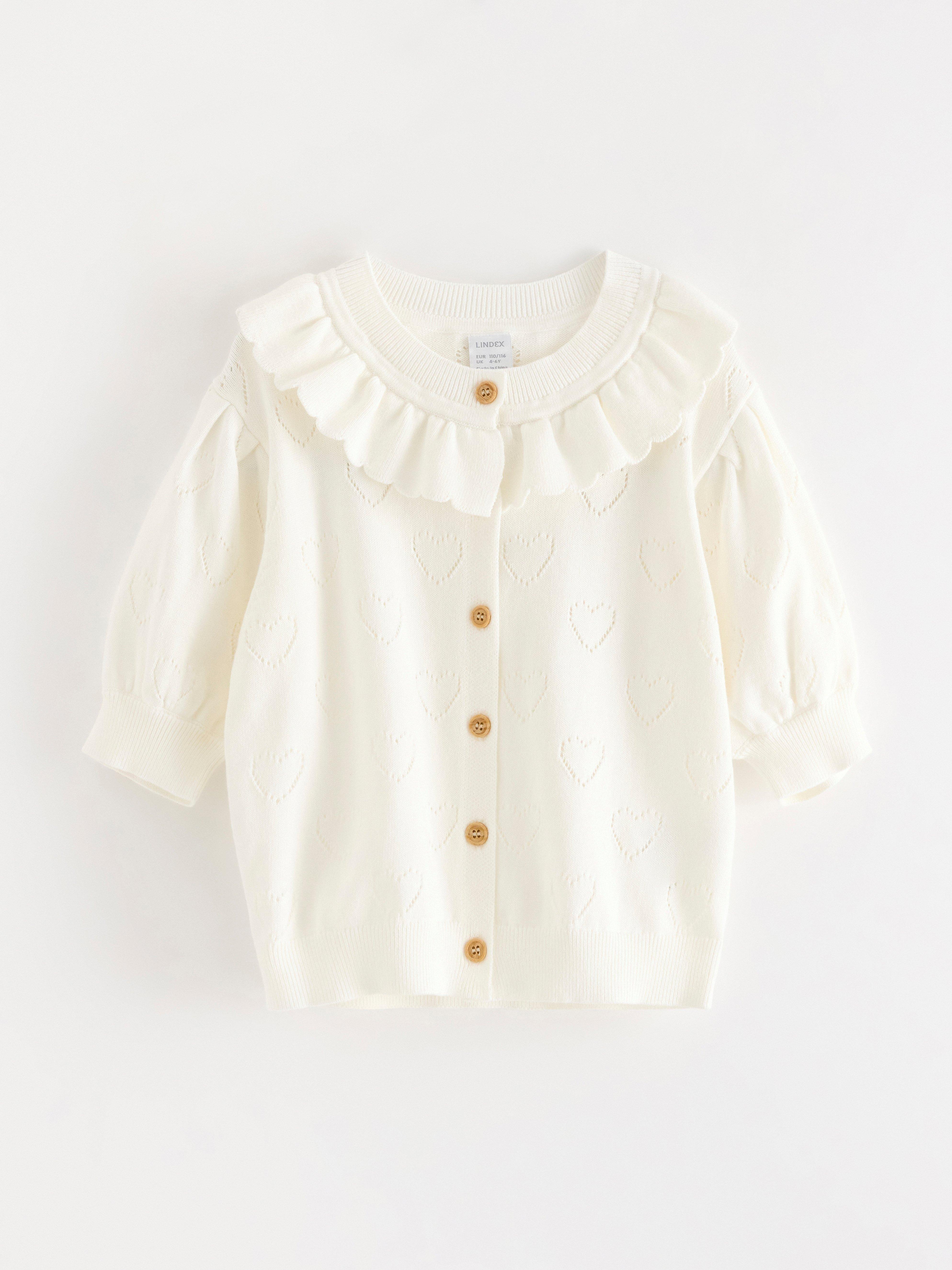 Kardigán - Deti - Biela