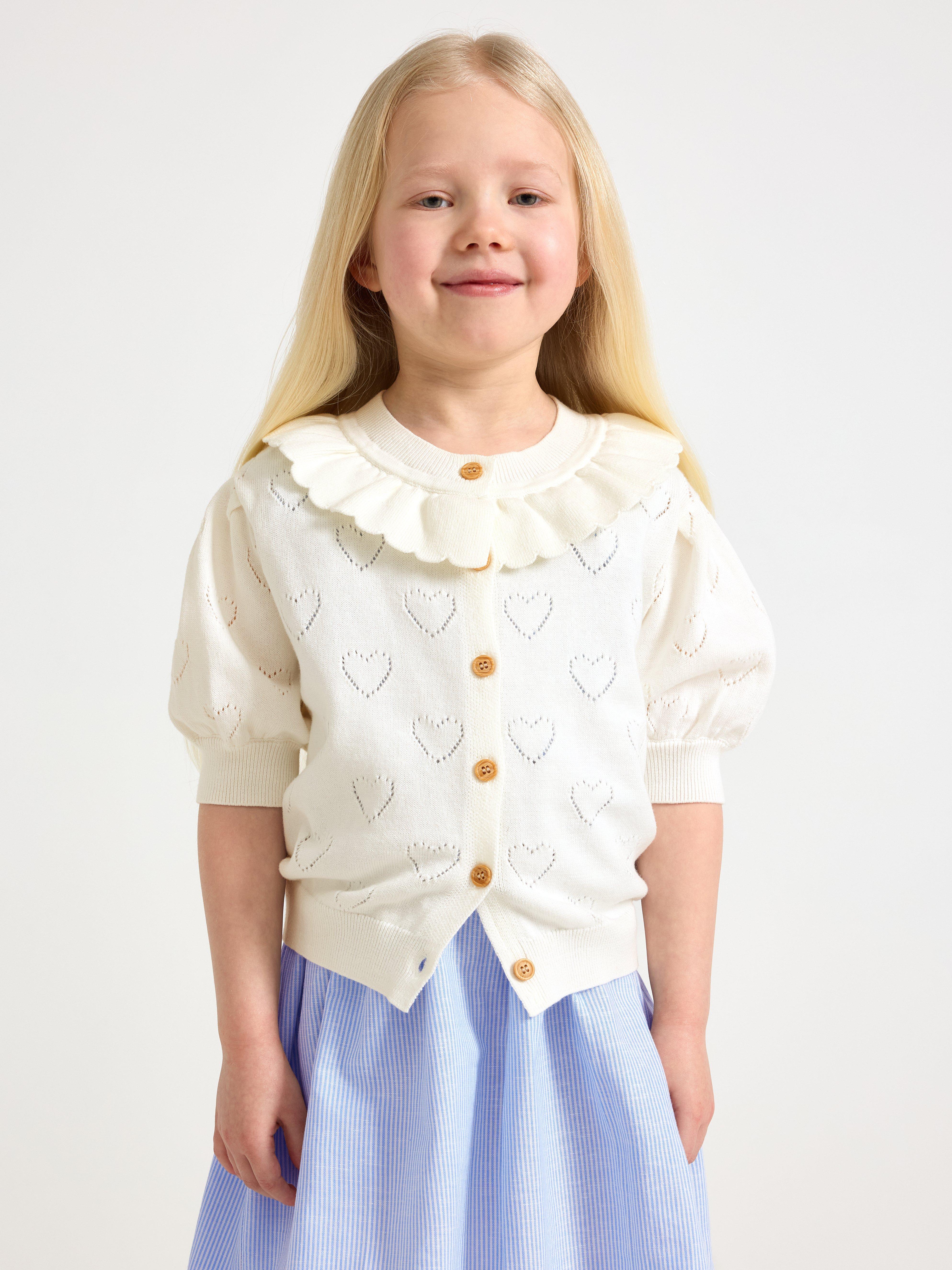 Kardigán - Deti - Biela