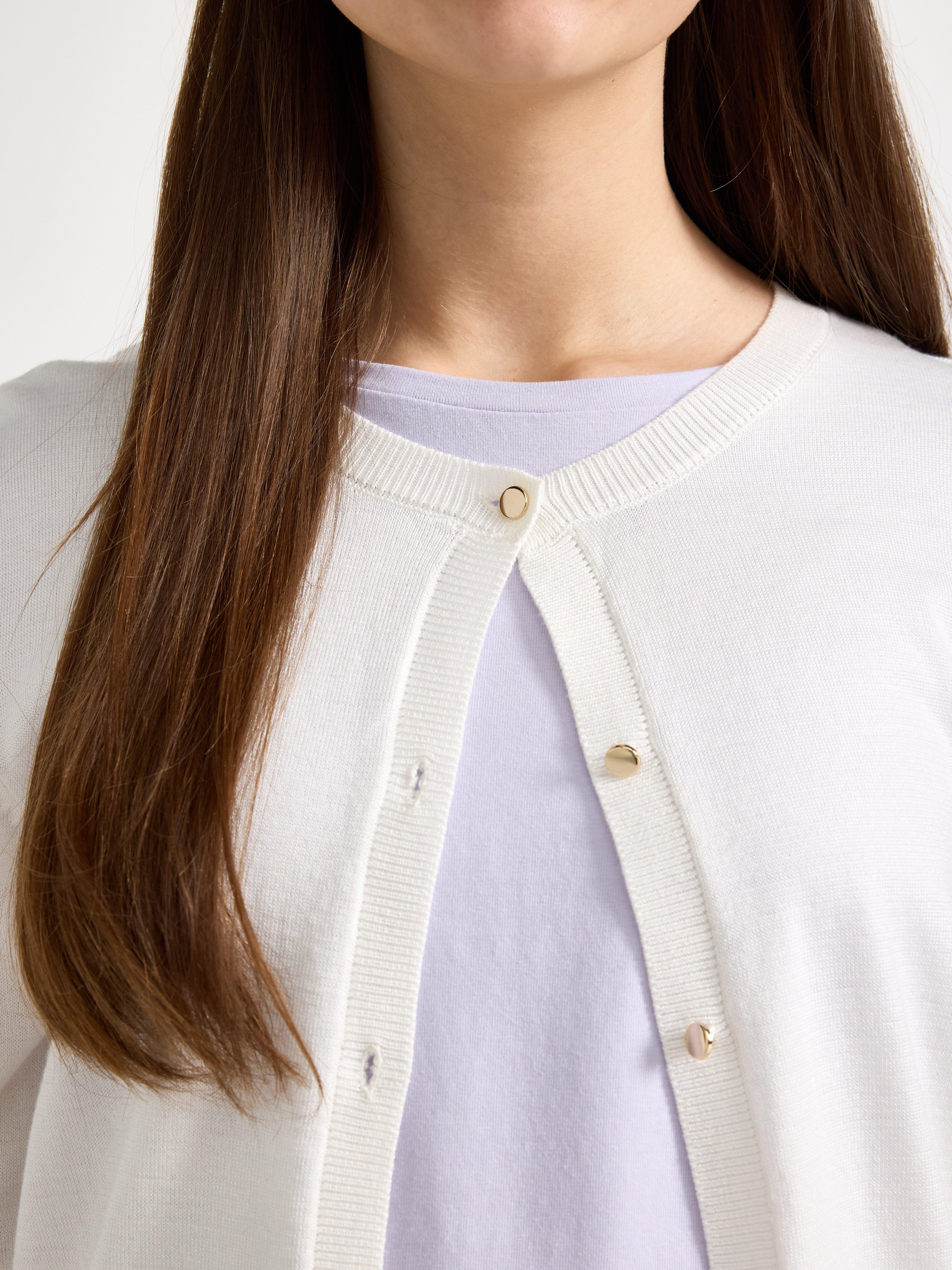 Cardigan - Kids Wear - White