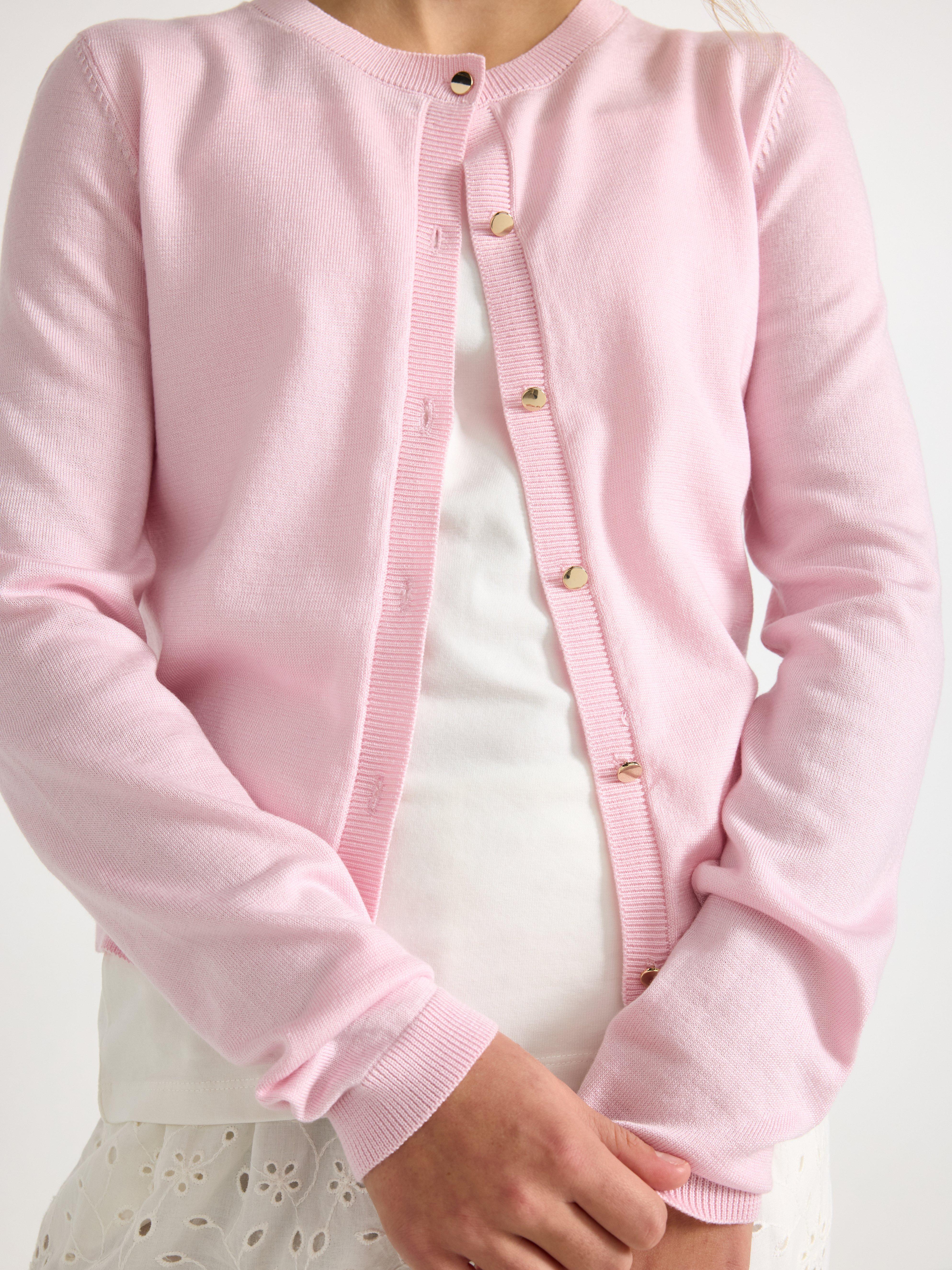 Cardigan - Barn - Rosa