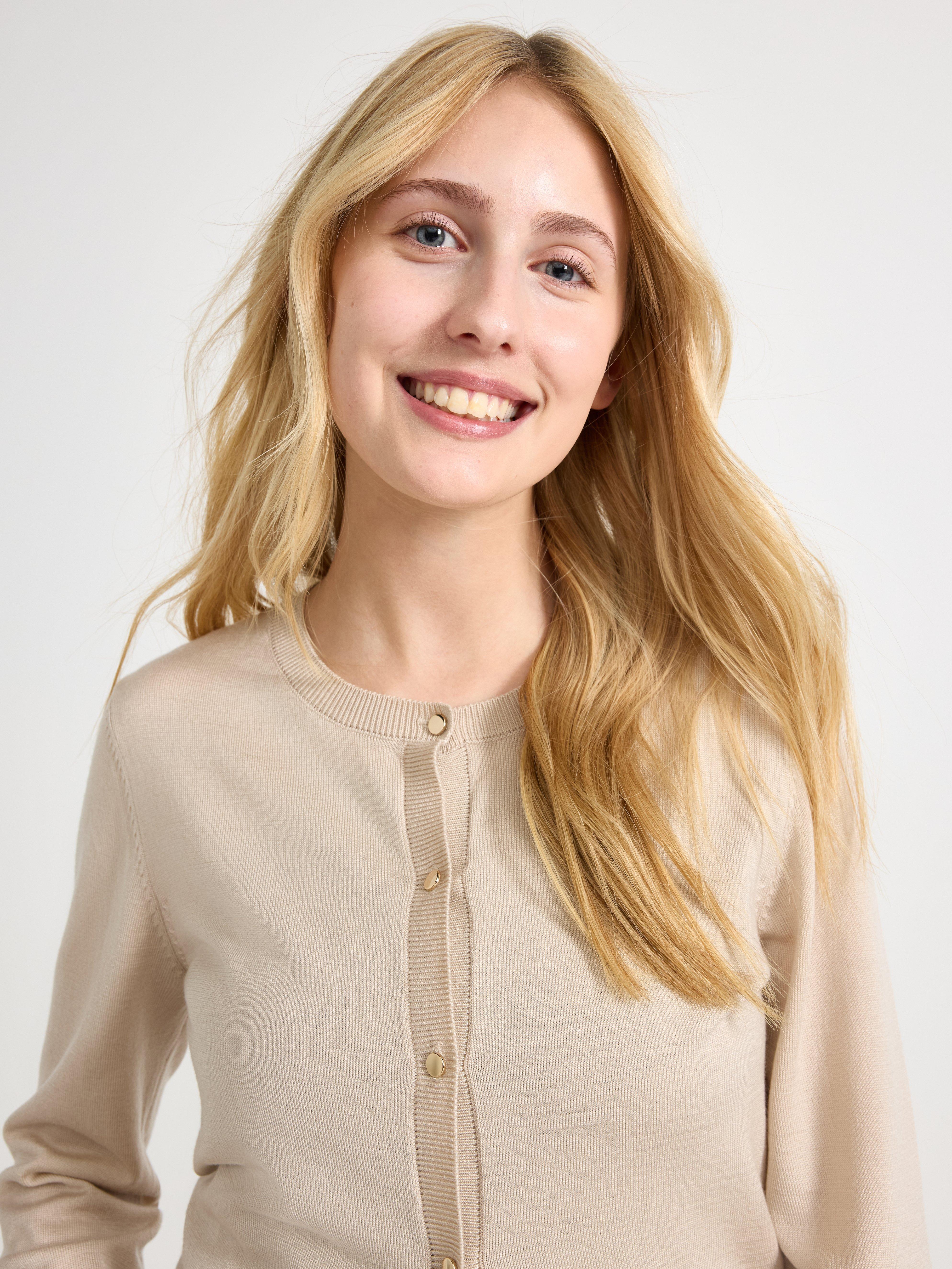 Cardigan - Kids Wear - Beige