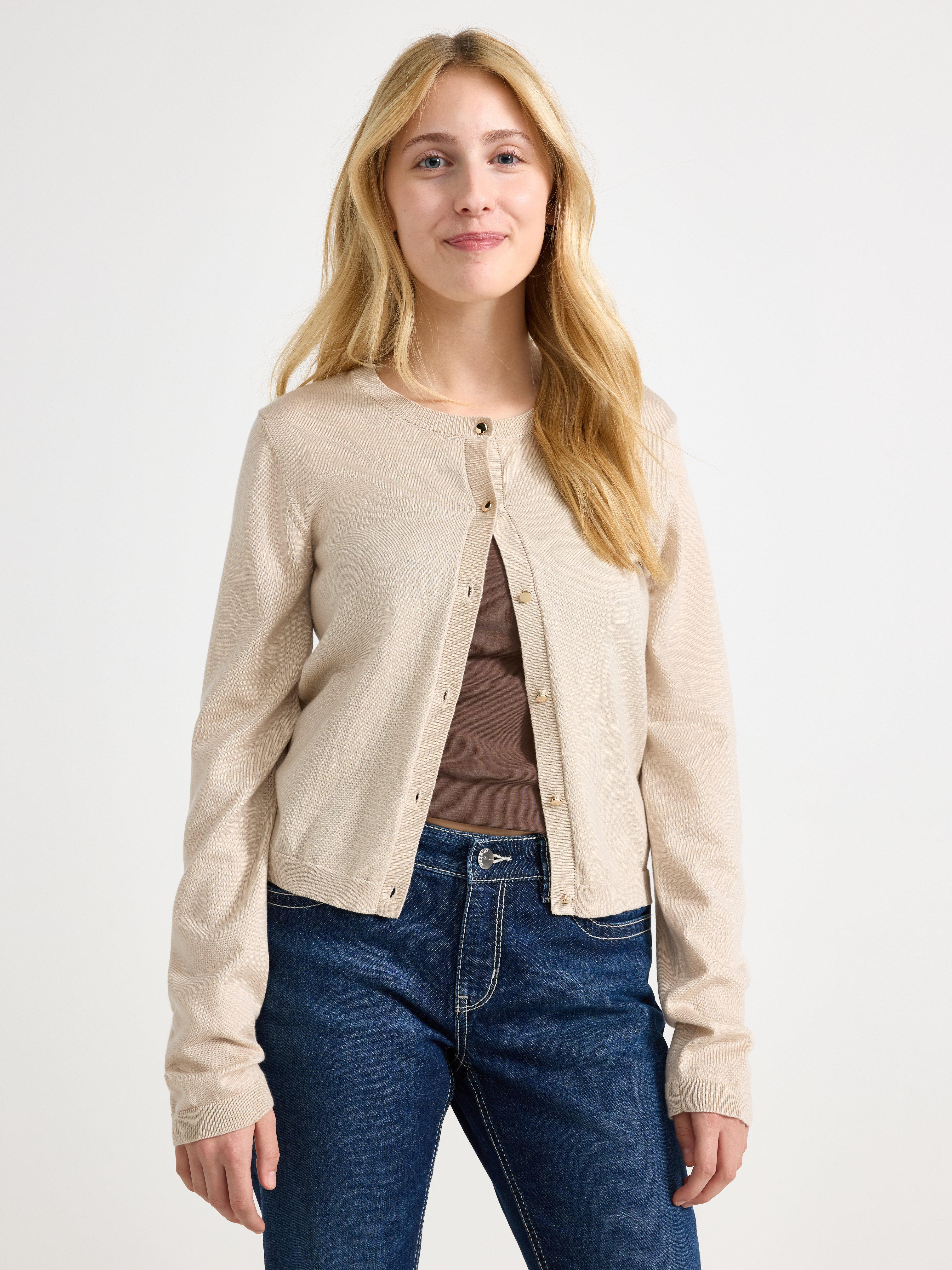 Cardigan - Kids Wear - Beige