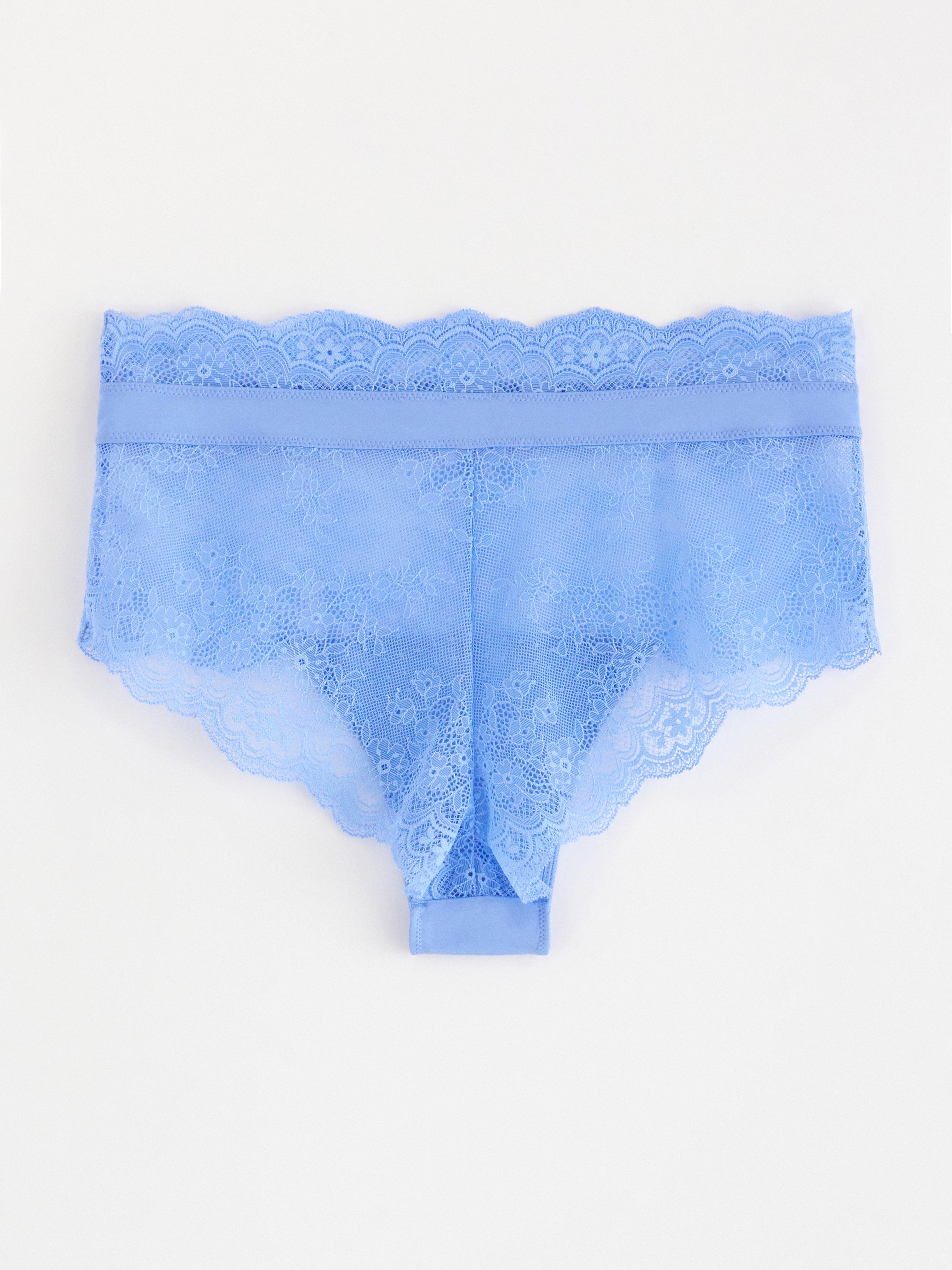 Brazilian High - Lingerie - Blue