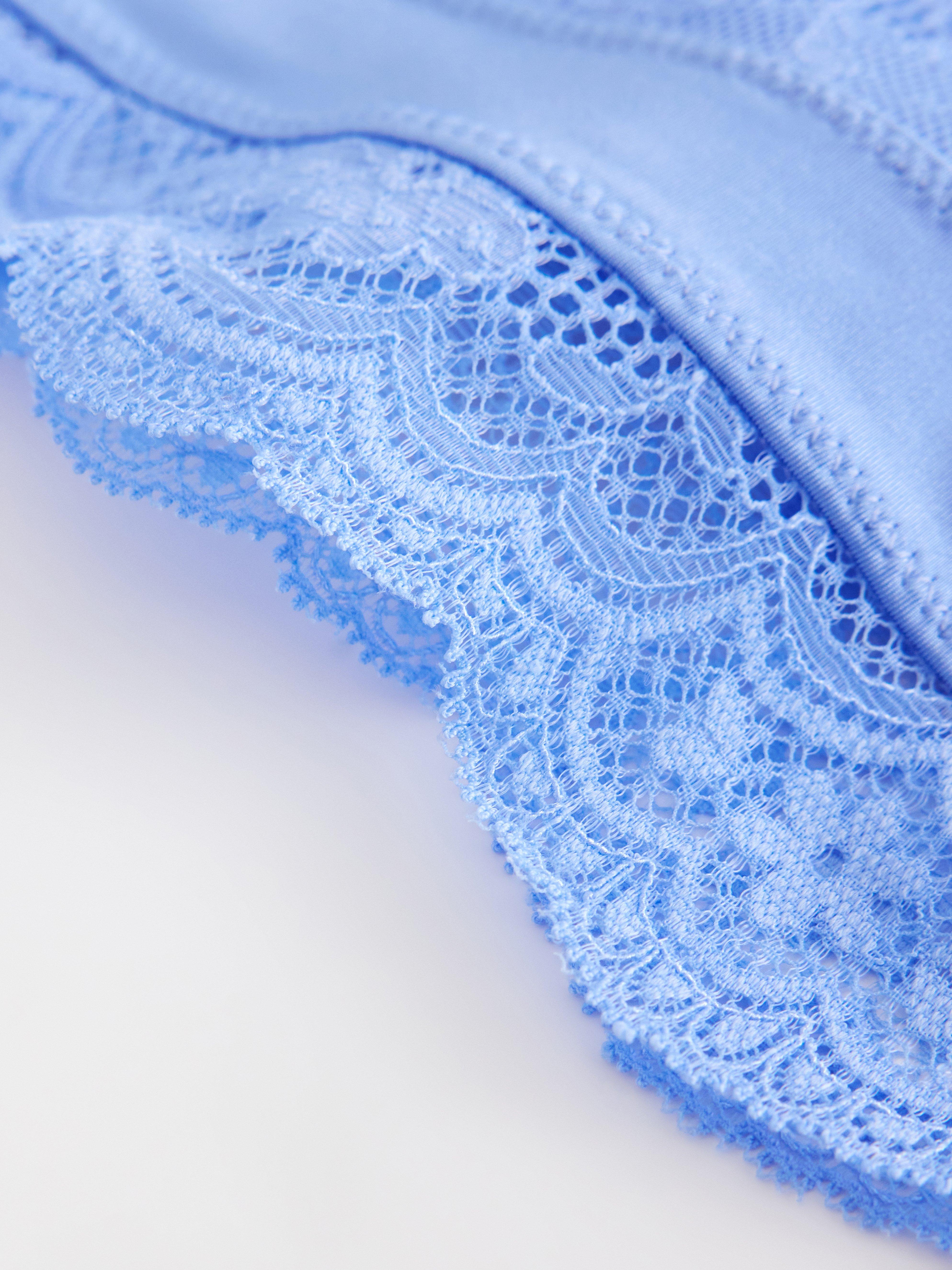 Brazilian High - Lingerie - Blue