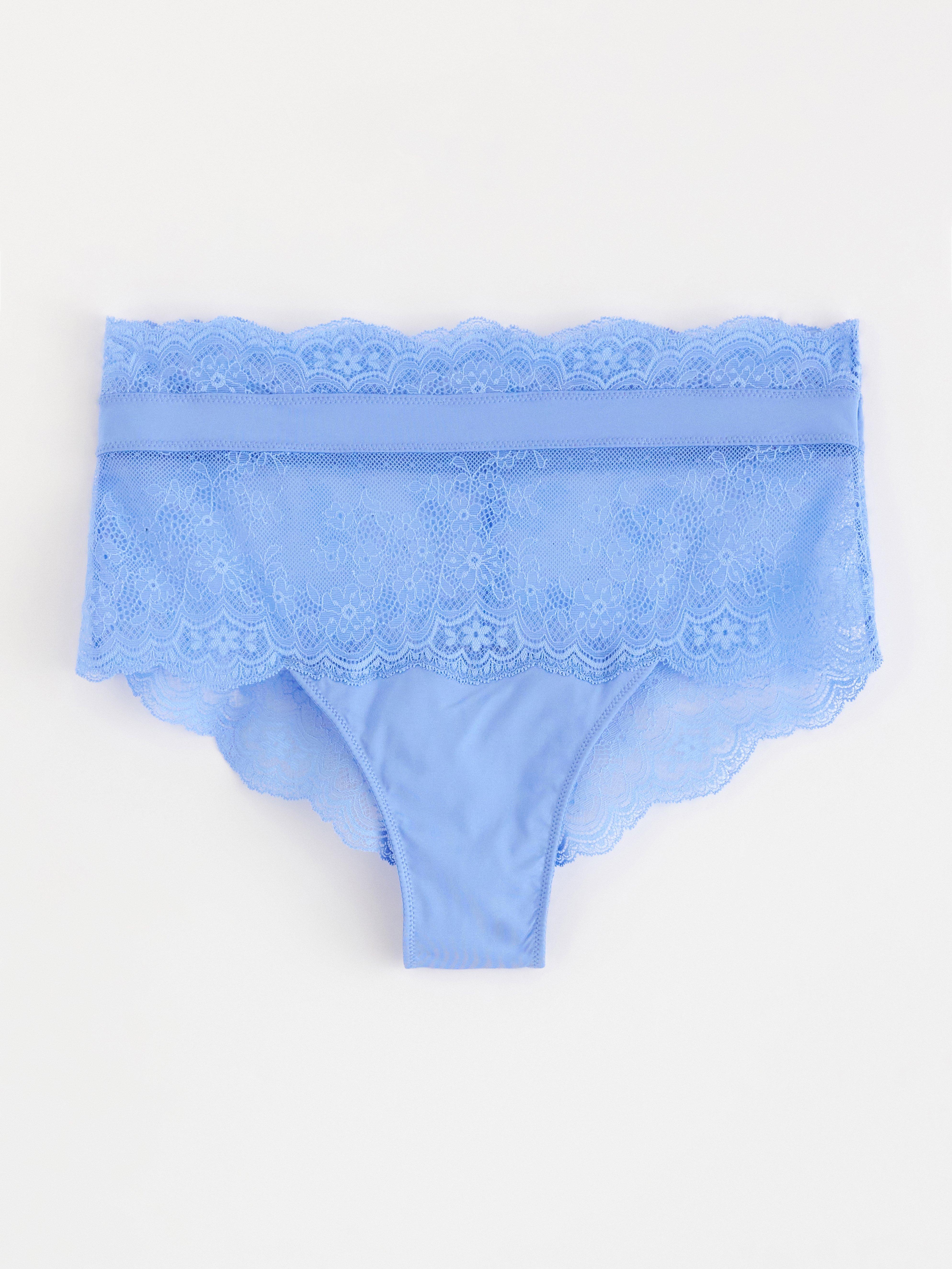 Brazilian High - Lingerie - Blue