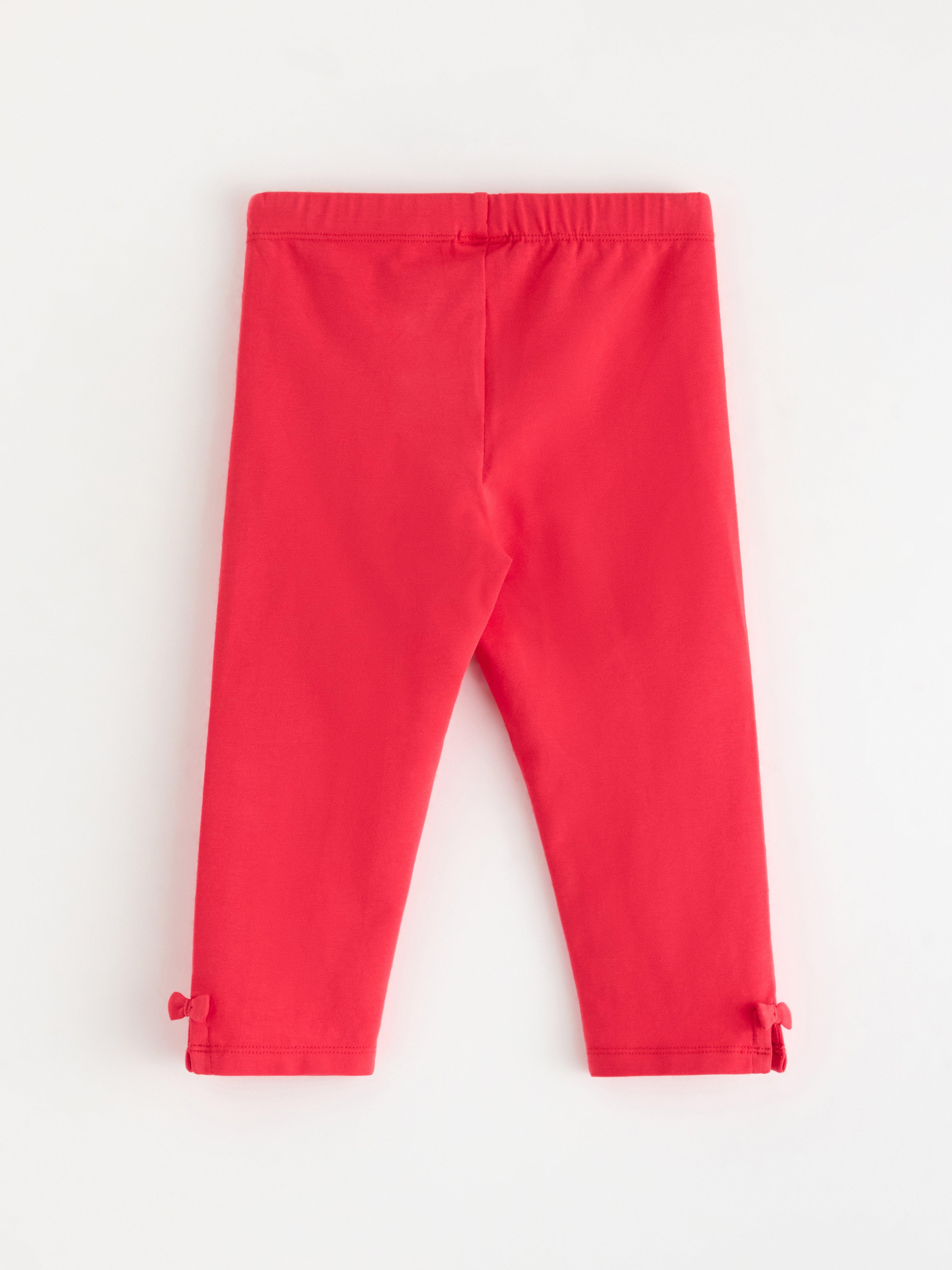 Capri Leggings - Kids Wear - Red