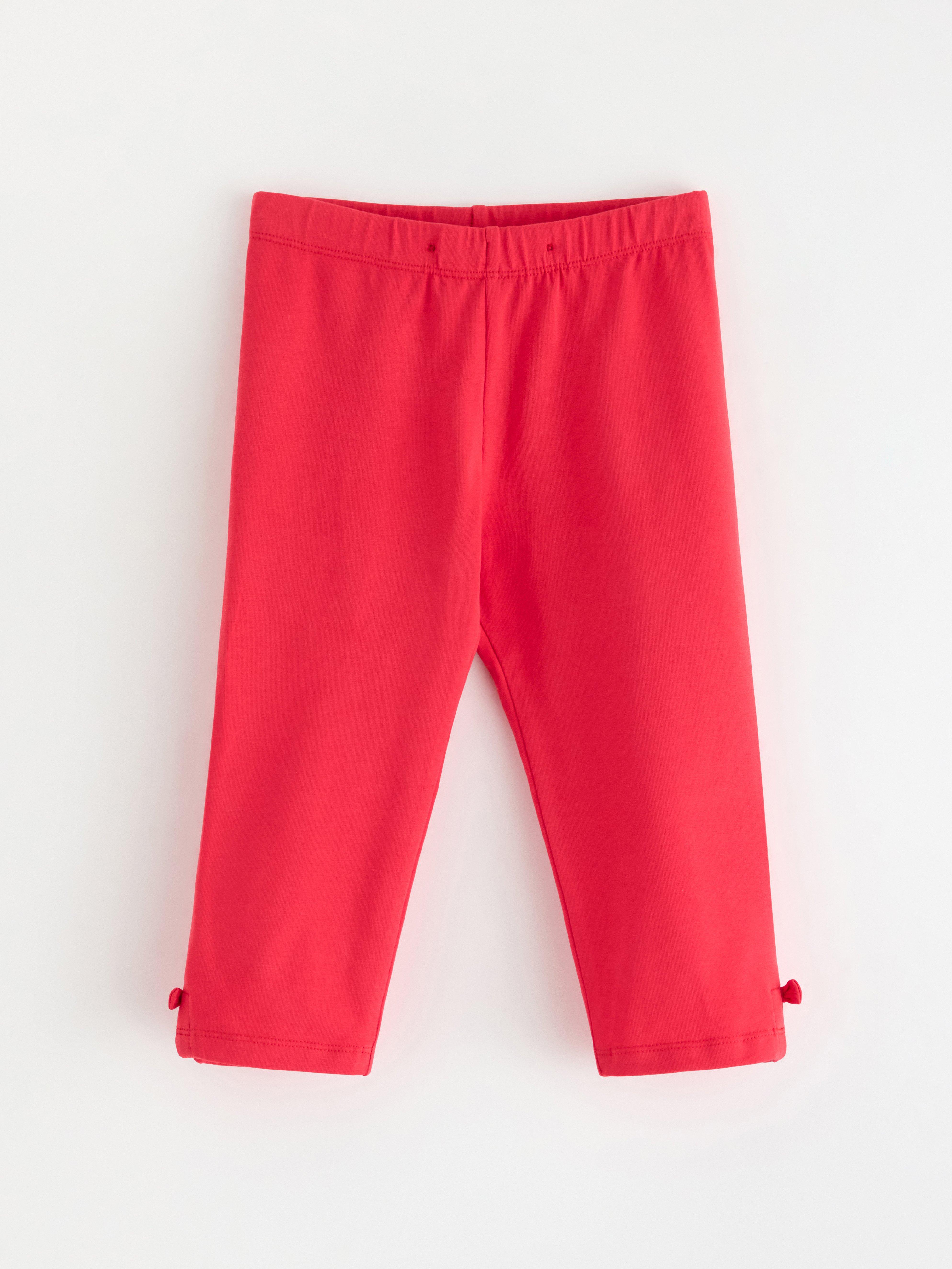 Capri Leggings - Kids Wear - Red