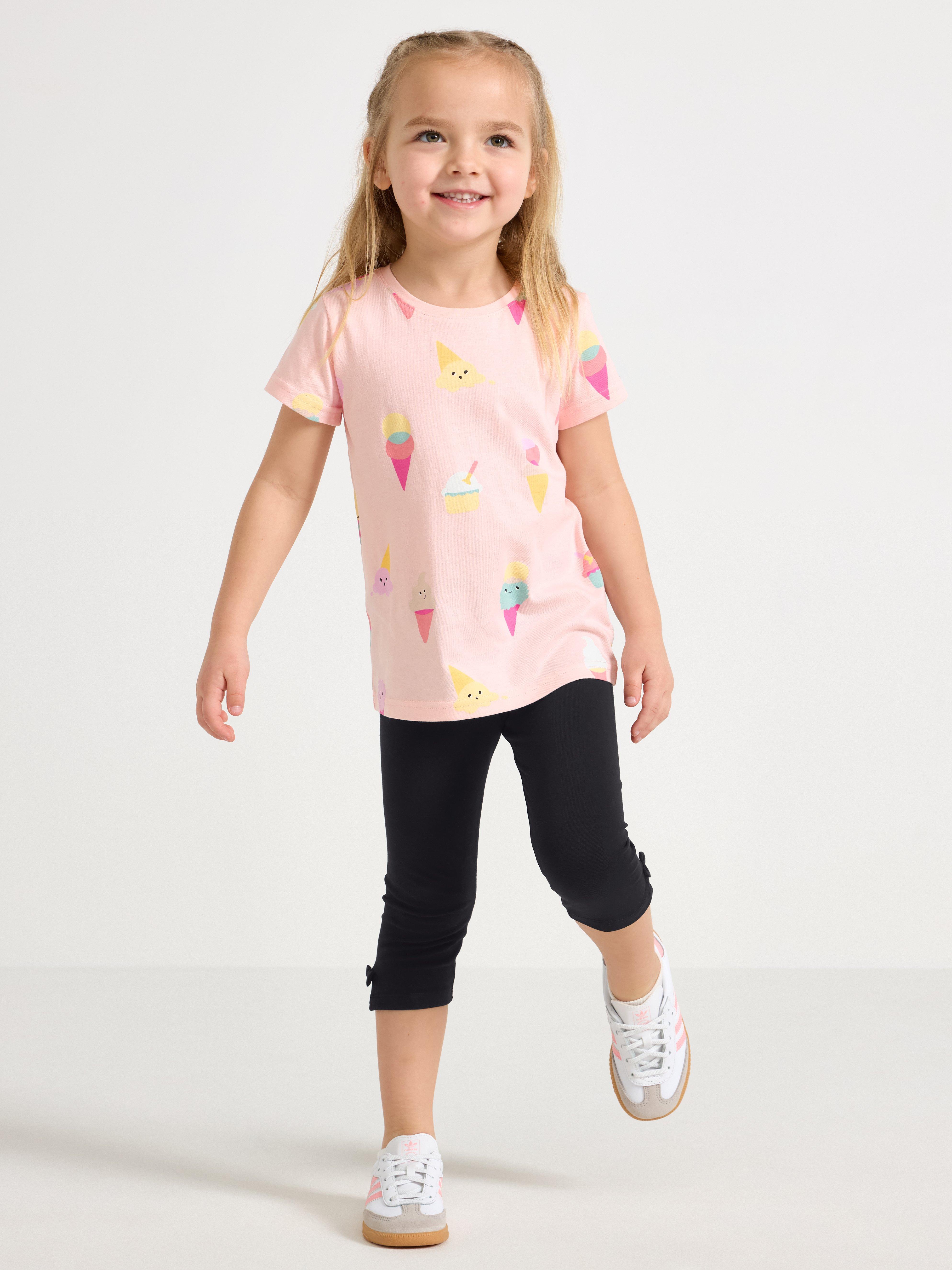 Capri Leggings - Kids Wear - Black
