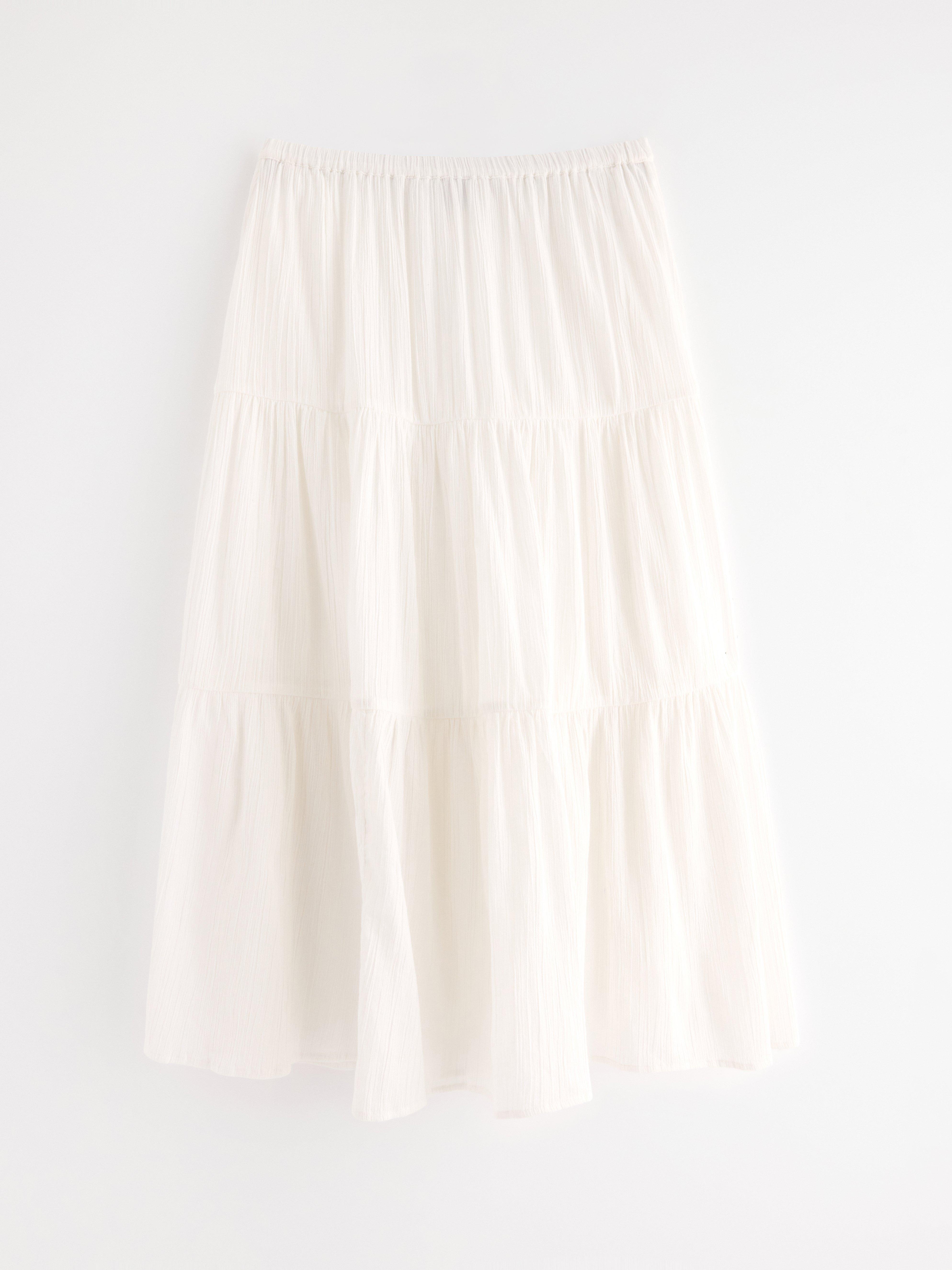 Maxi Skirt - Womens Wear - White