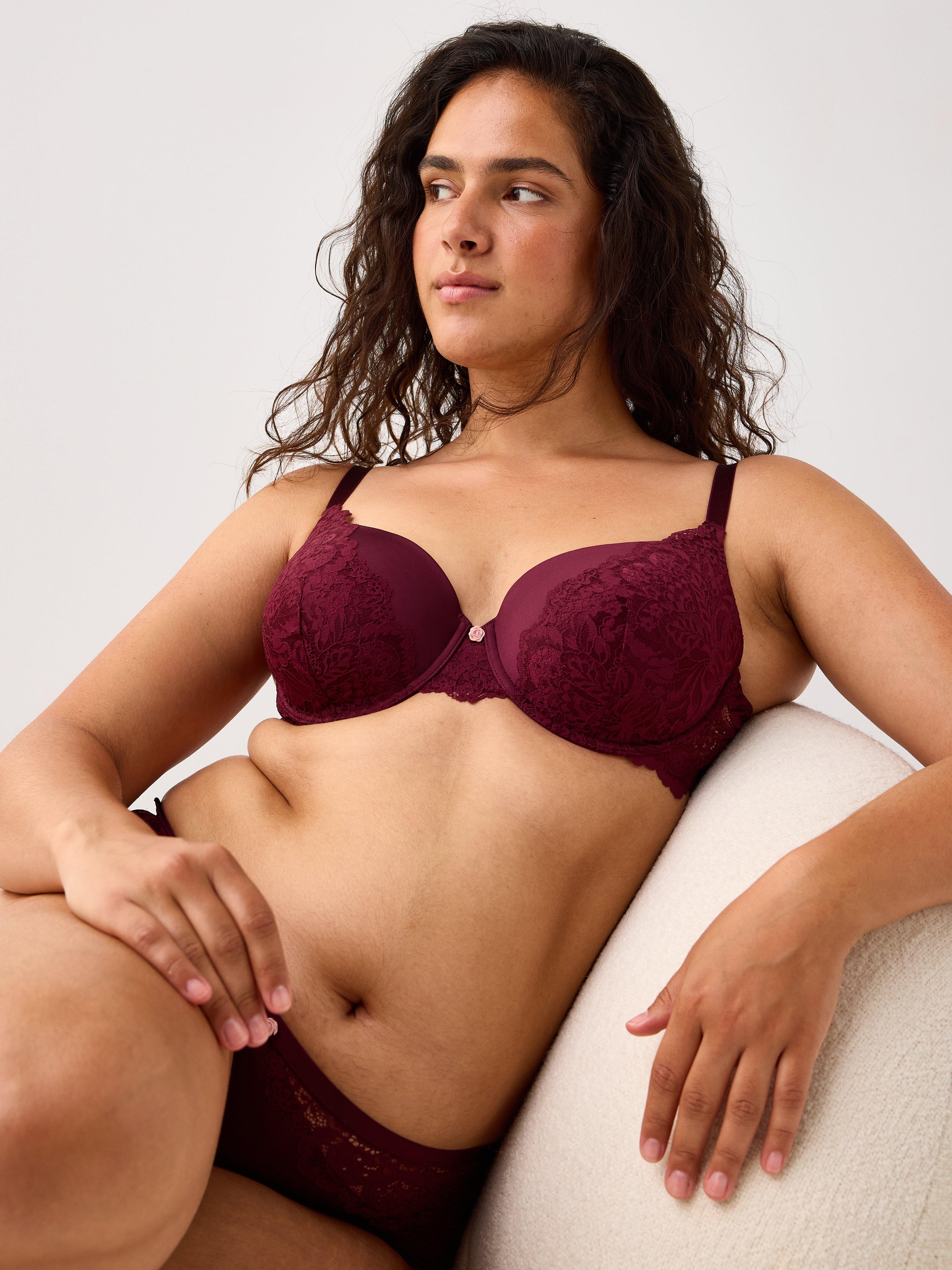 Lilja T-shirt Bra - Lingerie - Red