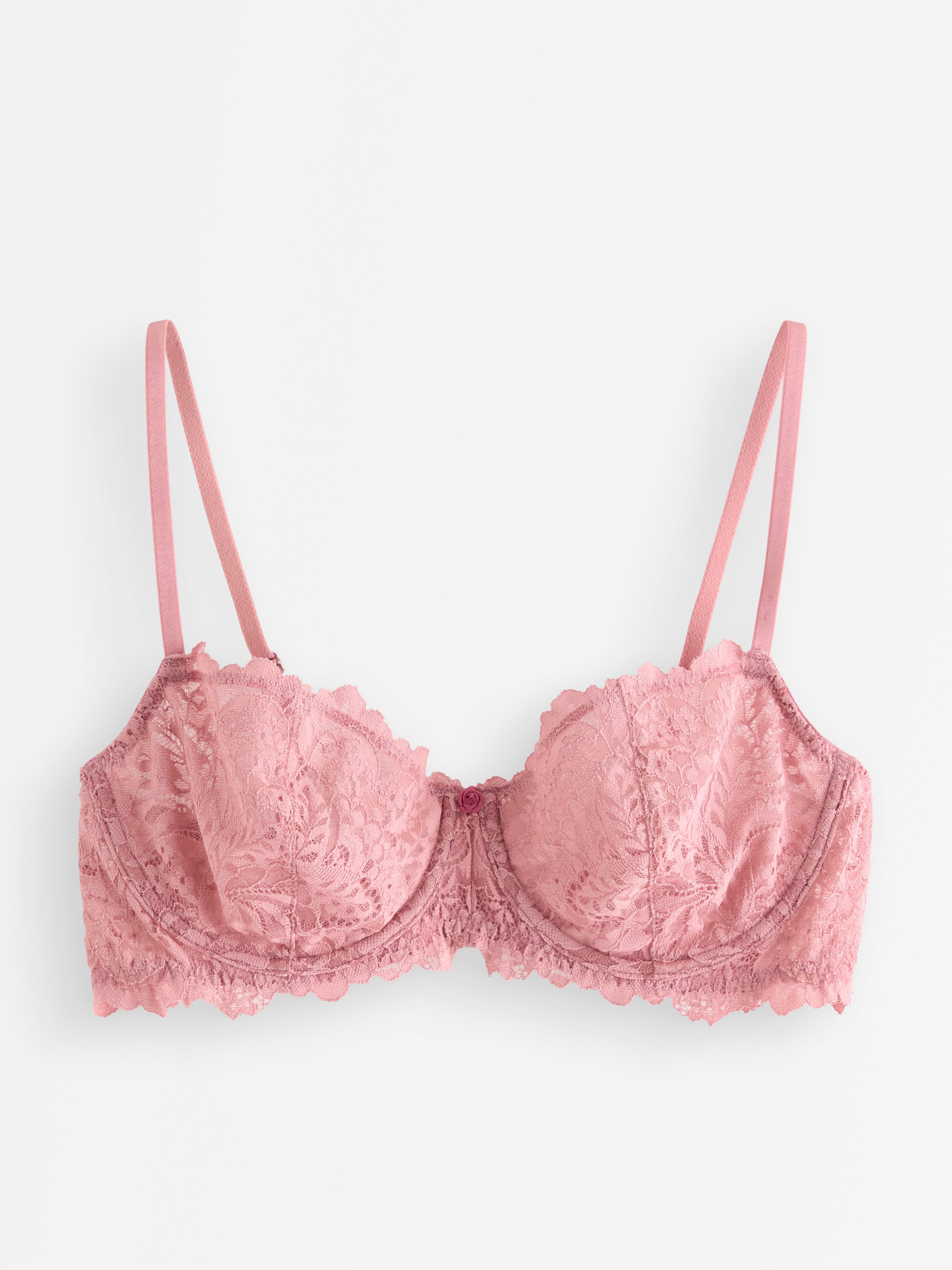 Unpadded Bra - Lingerie - Pink