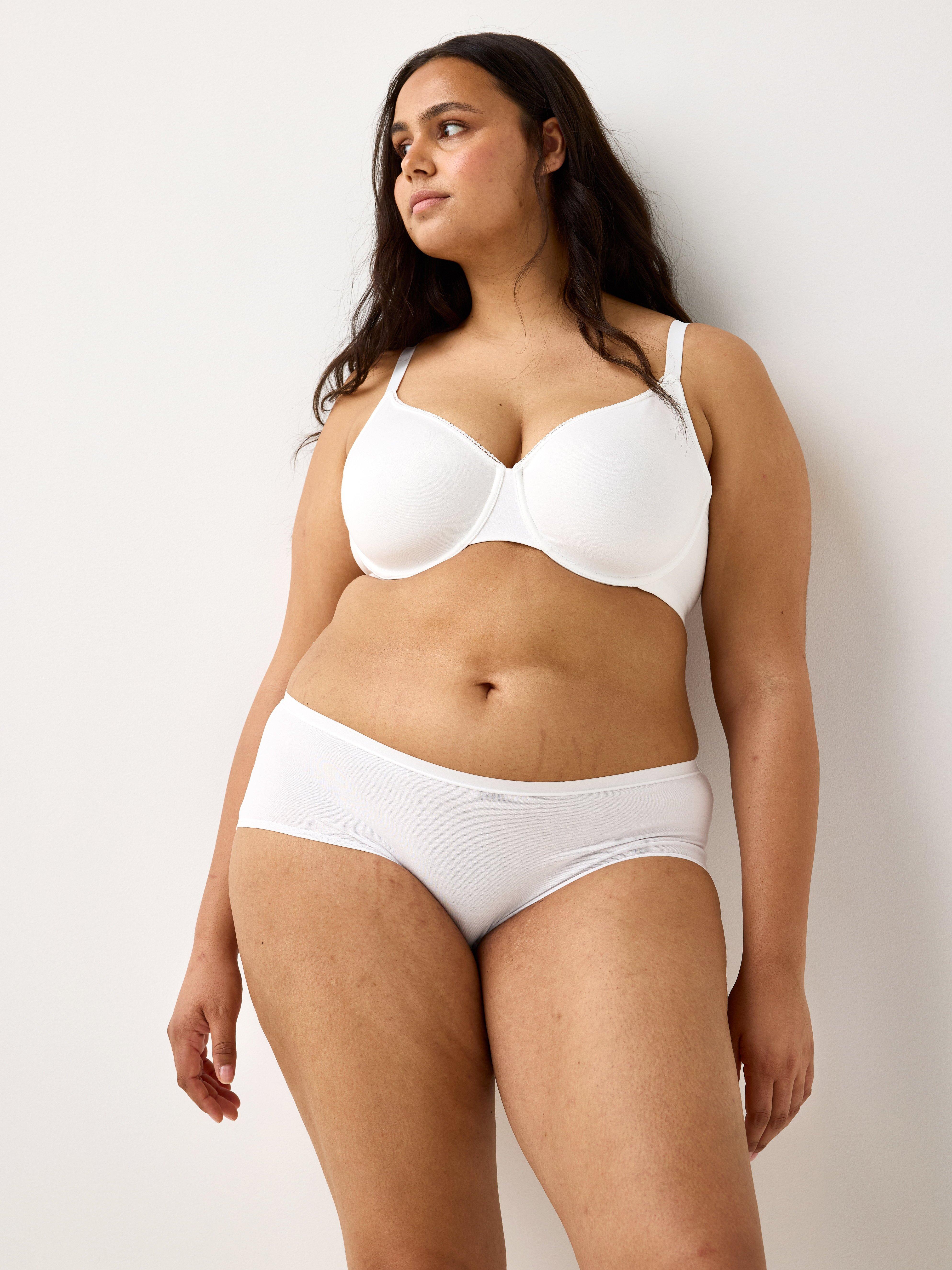 Unpadded Bra - Lingerie - White