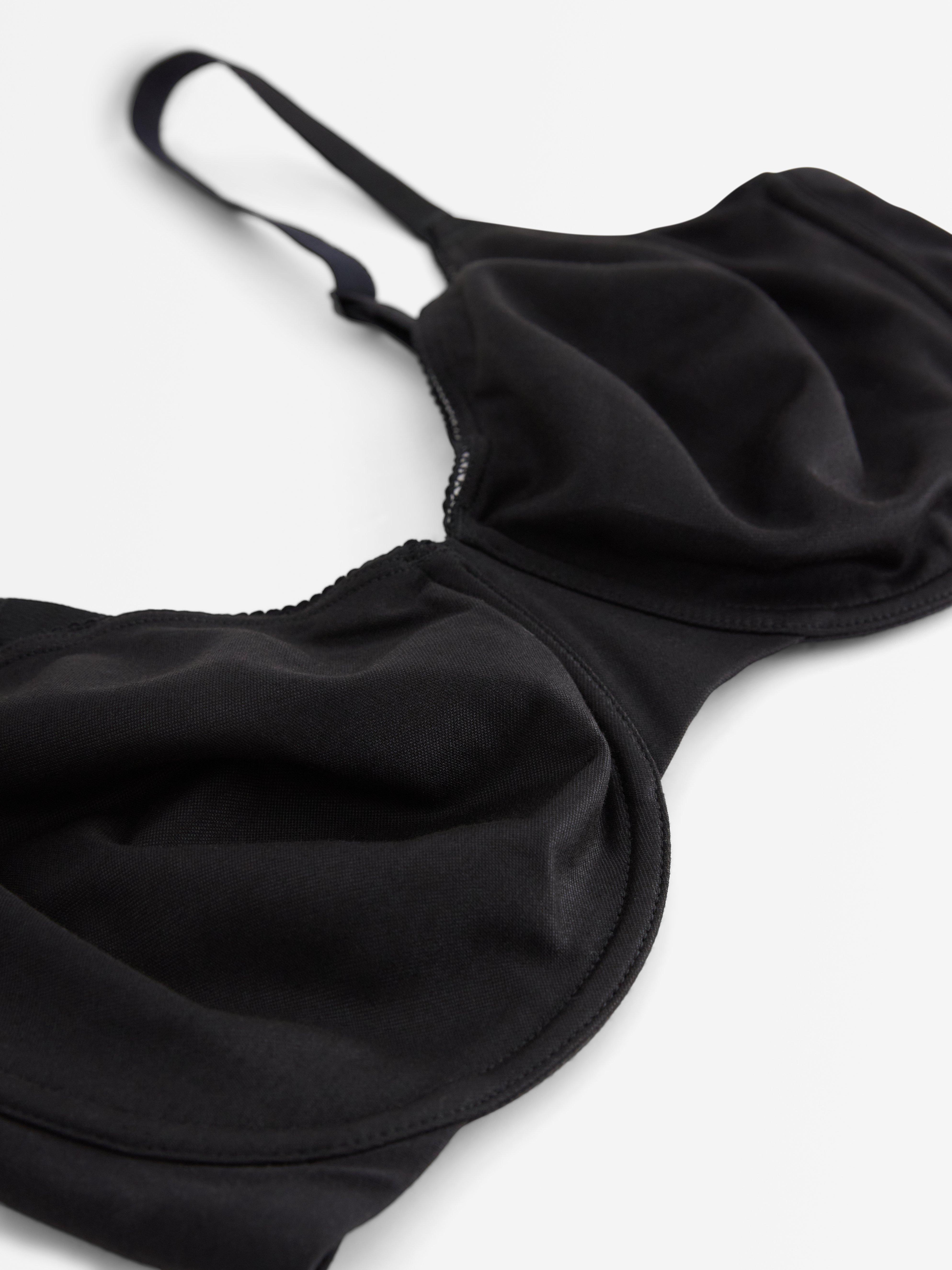 Podprsenka Unpadded - Spodní prádlo - Černá