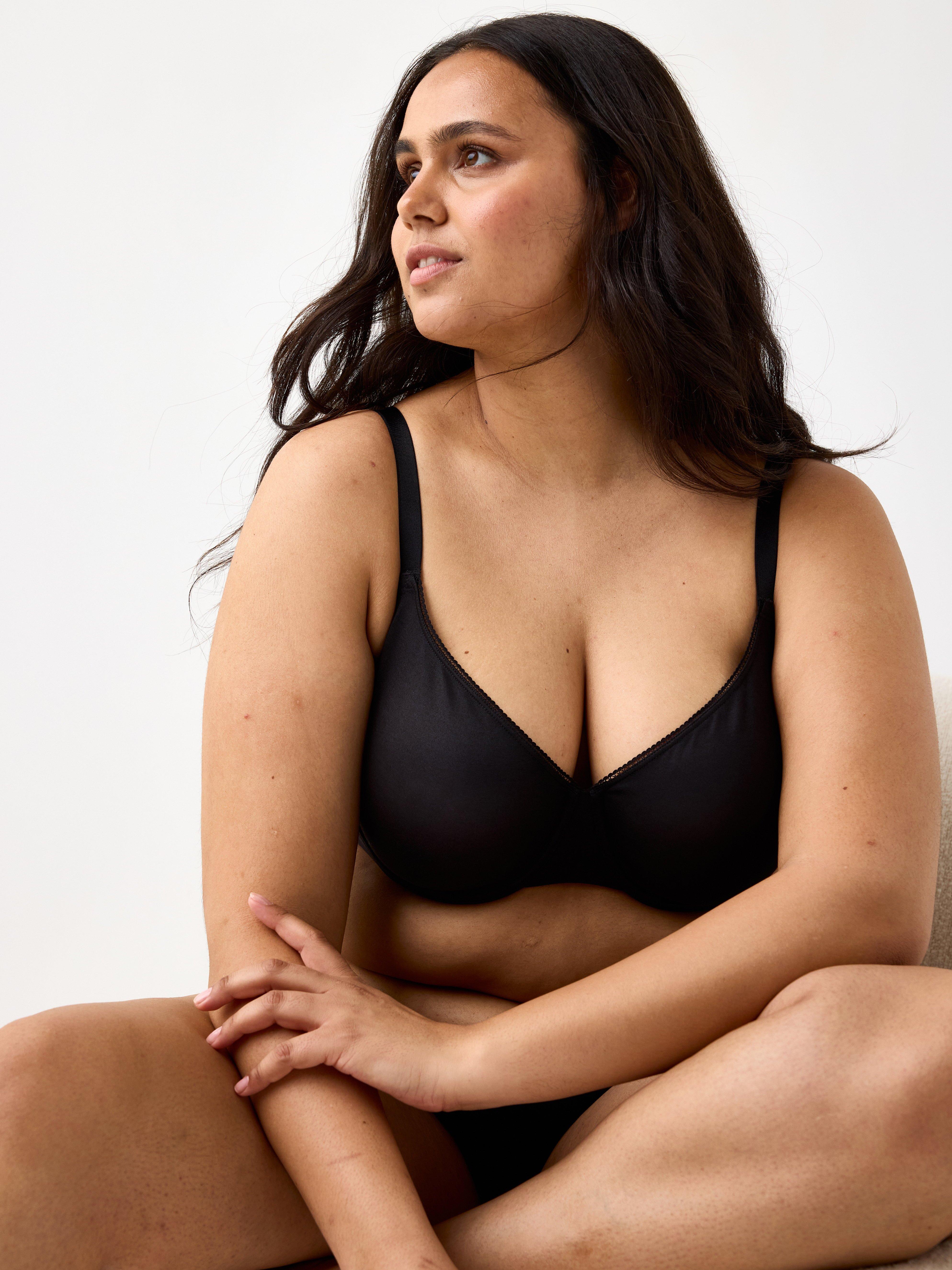 Podprsenka Unpadded - Spodní prádlo - Černá