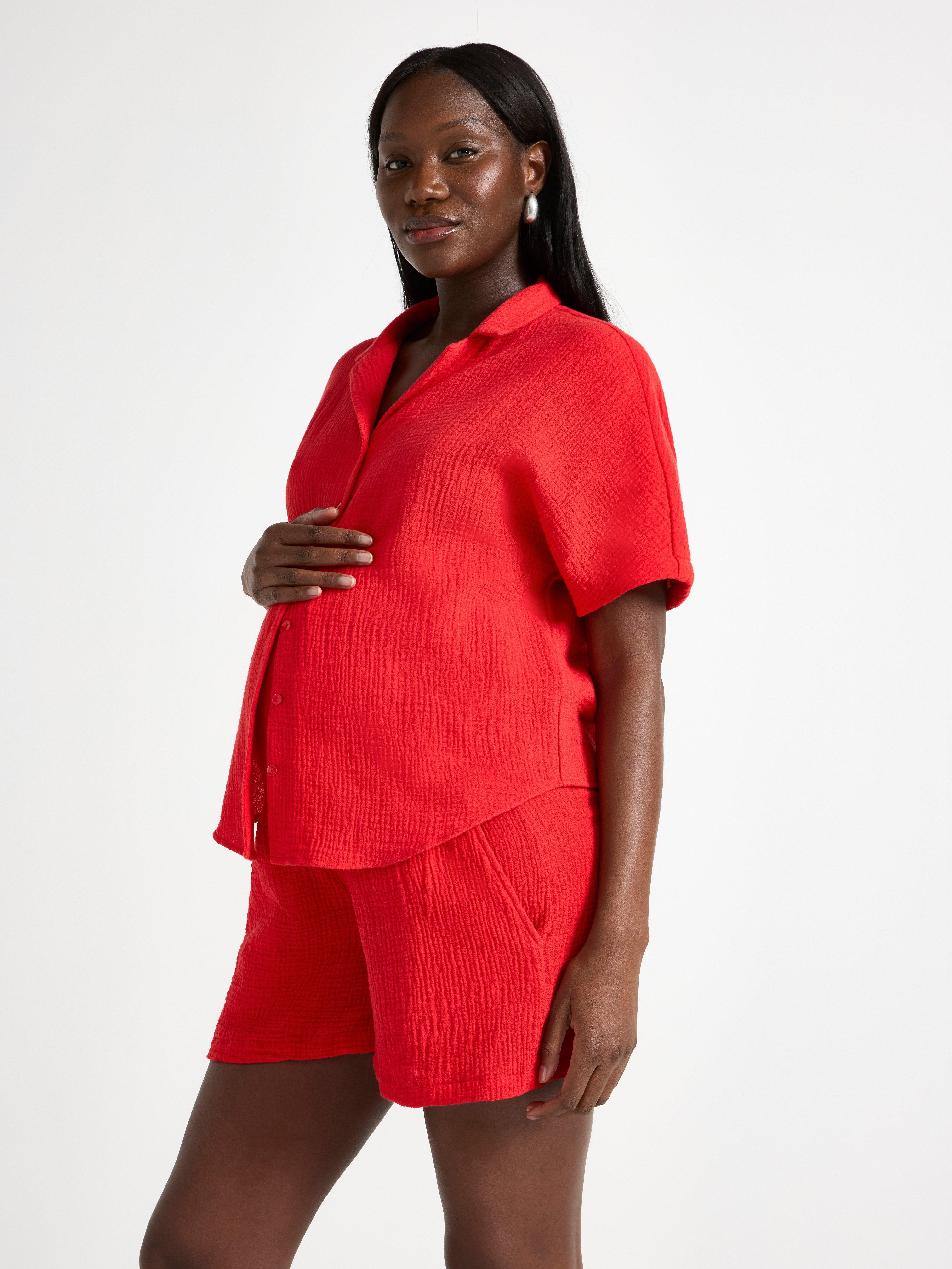 Maternity Top - Womens Wear - Red