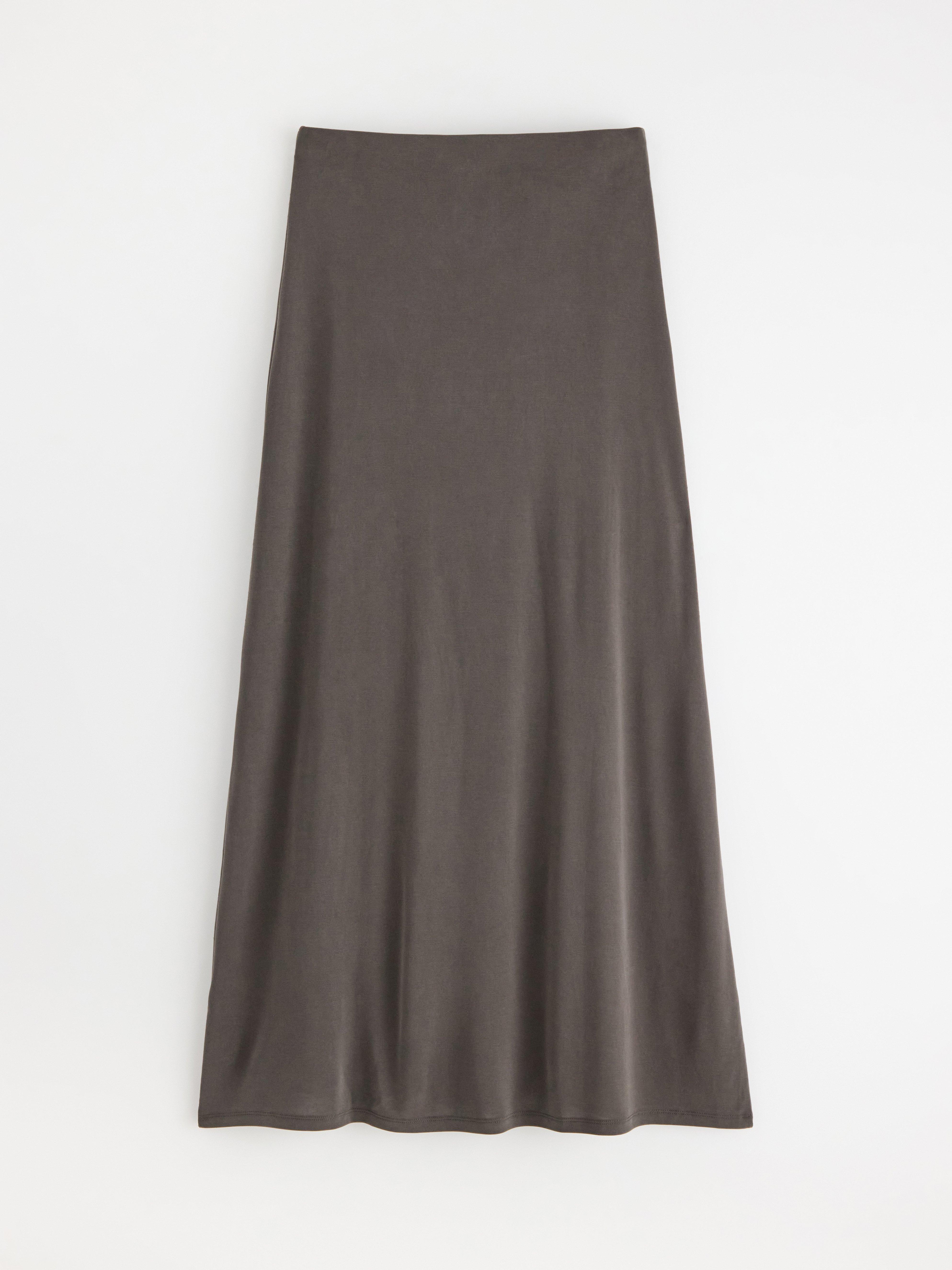 Maxi-nederdel - Dame - Brun