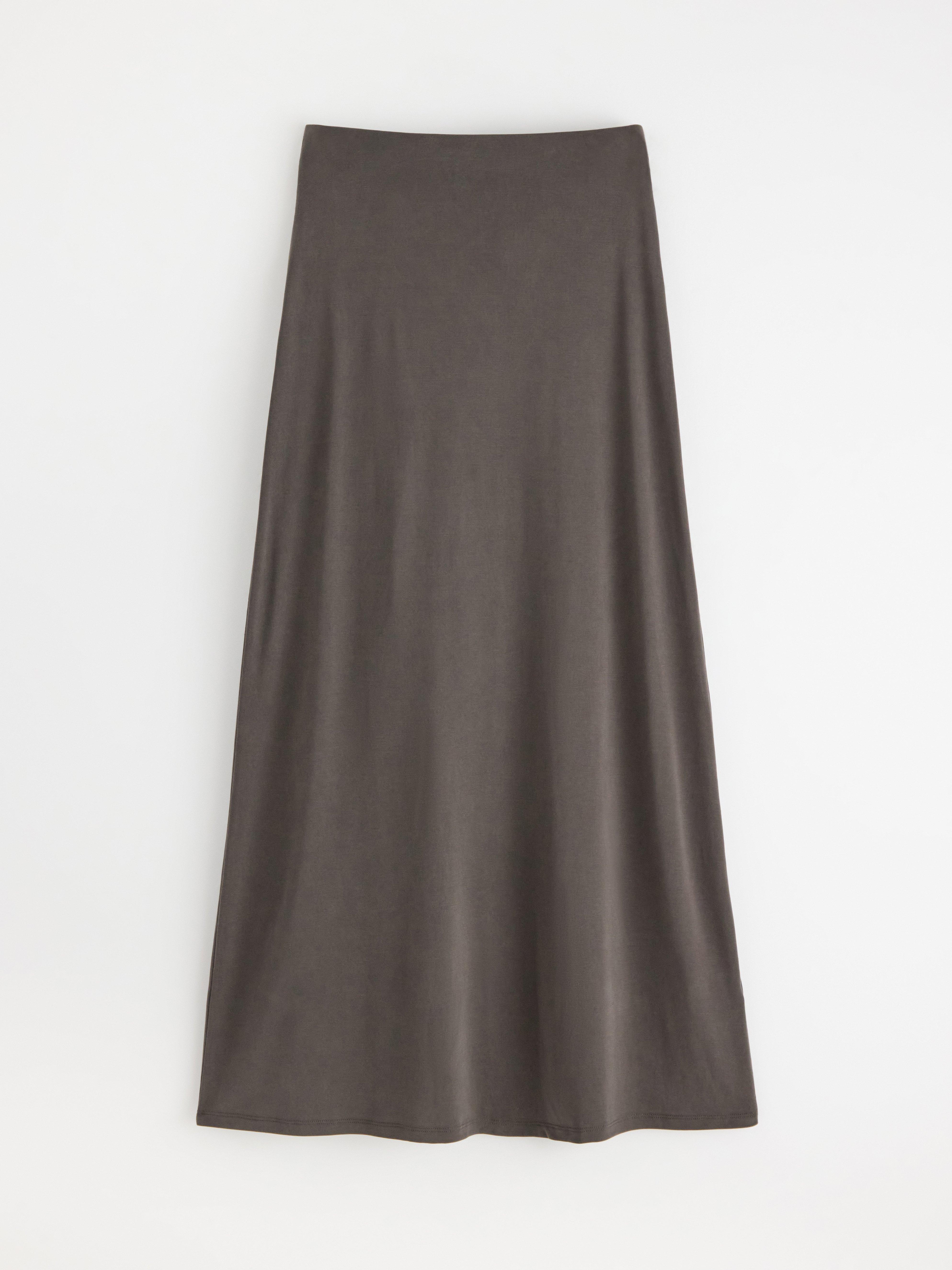 Maxi-nederdel - Dame - Brun