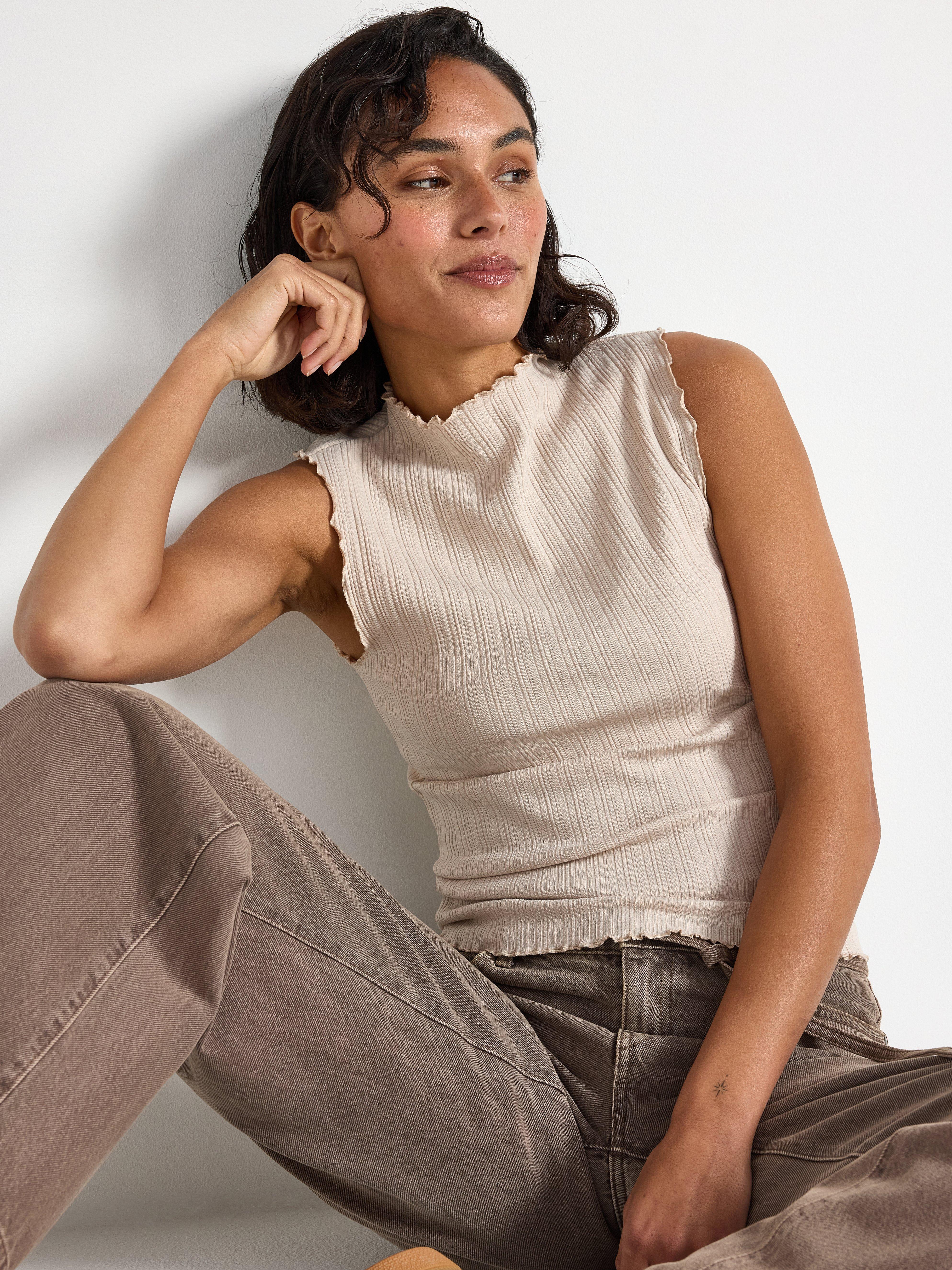 Top - Womens Wear - Beige