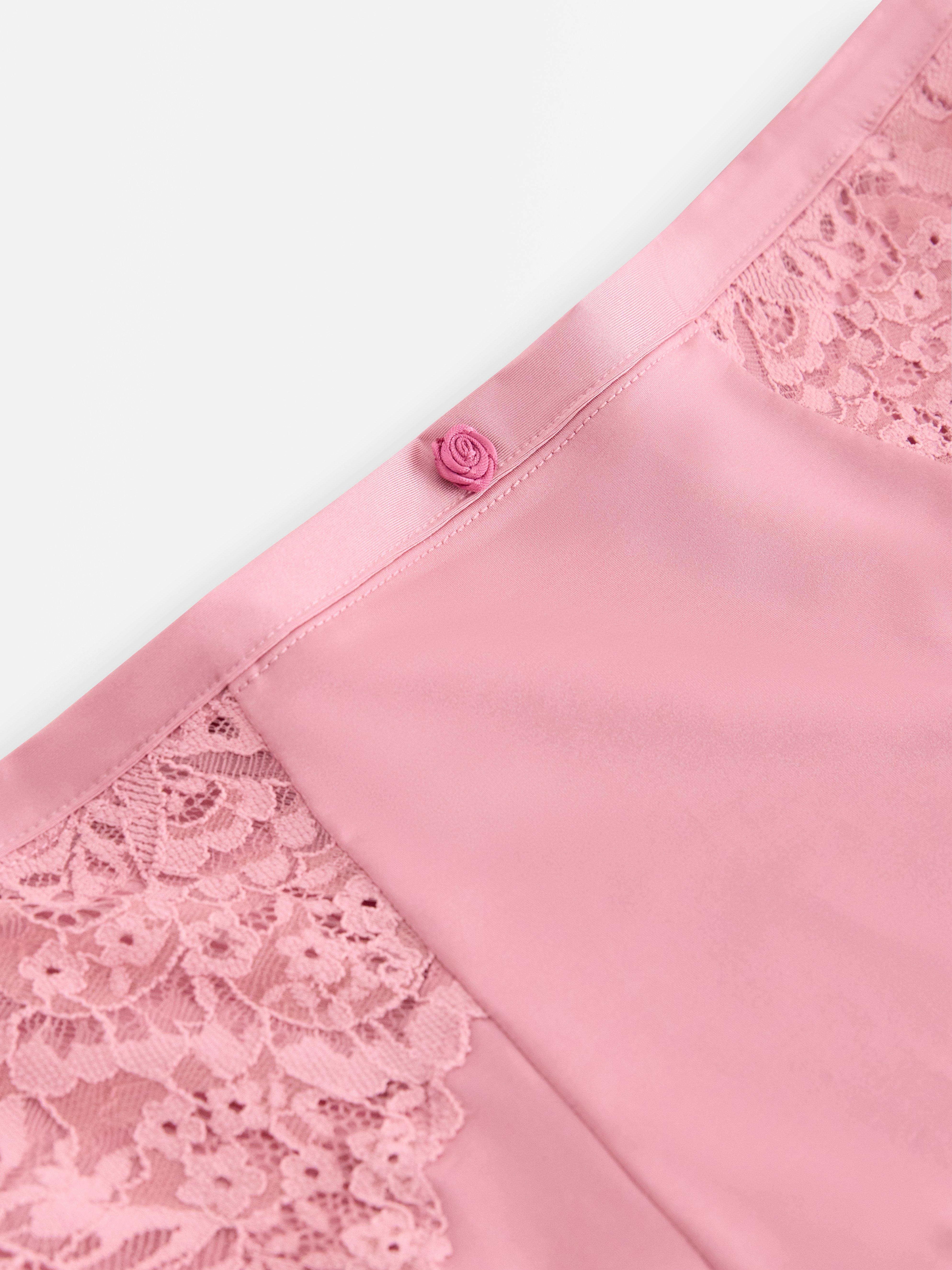 Truse med høyt liv - Undertøy - Rosa
