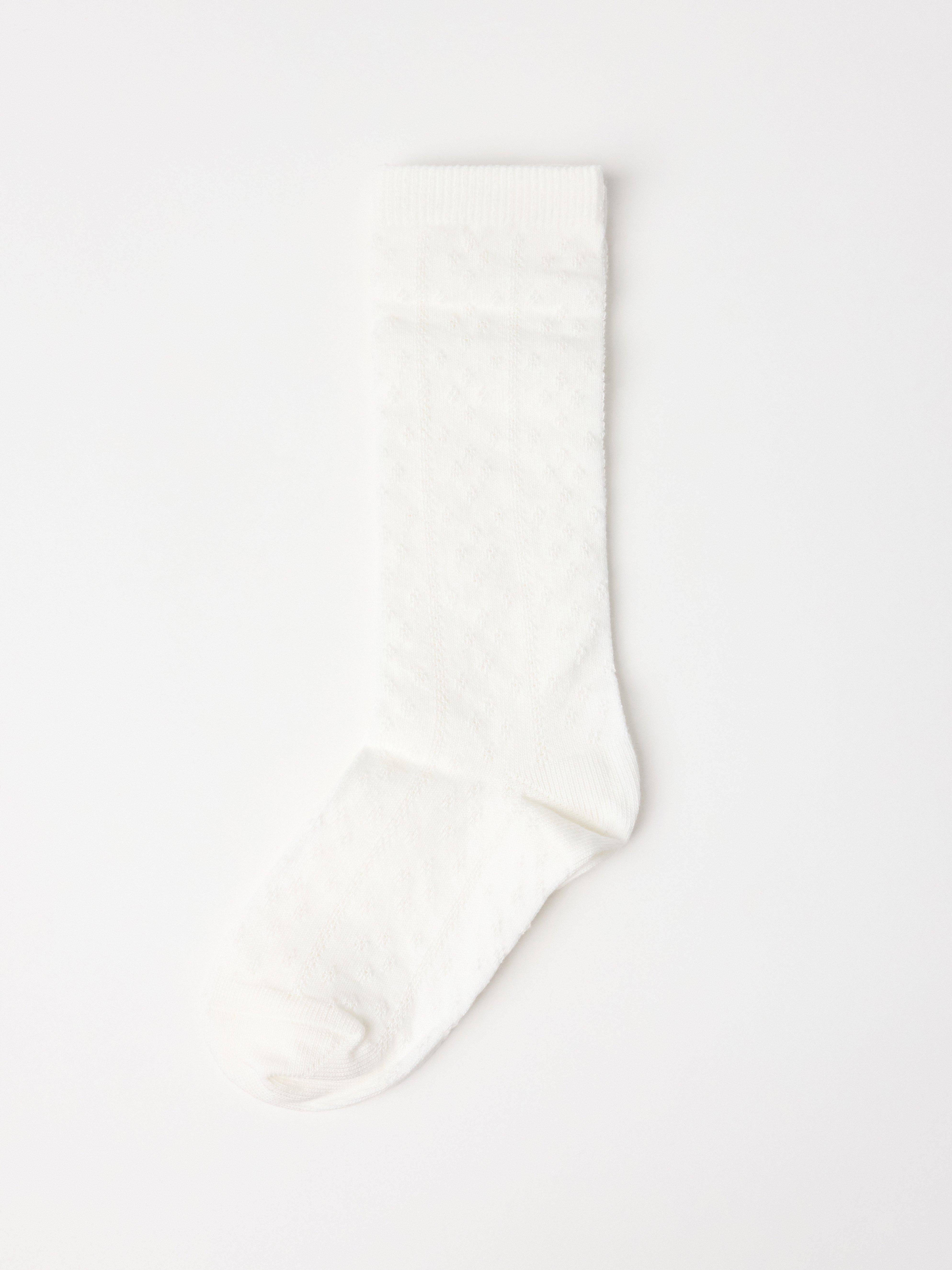 Knee Highs - Kids Wear - White