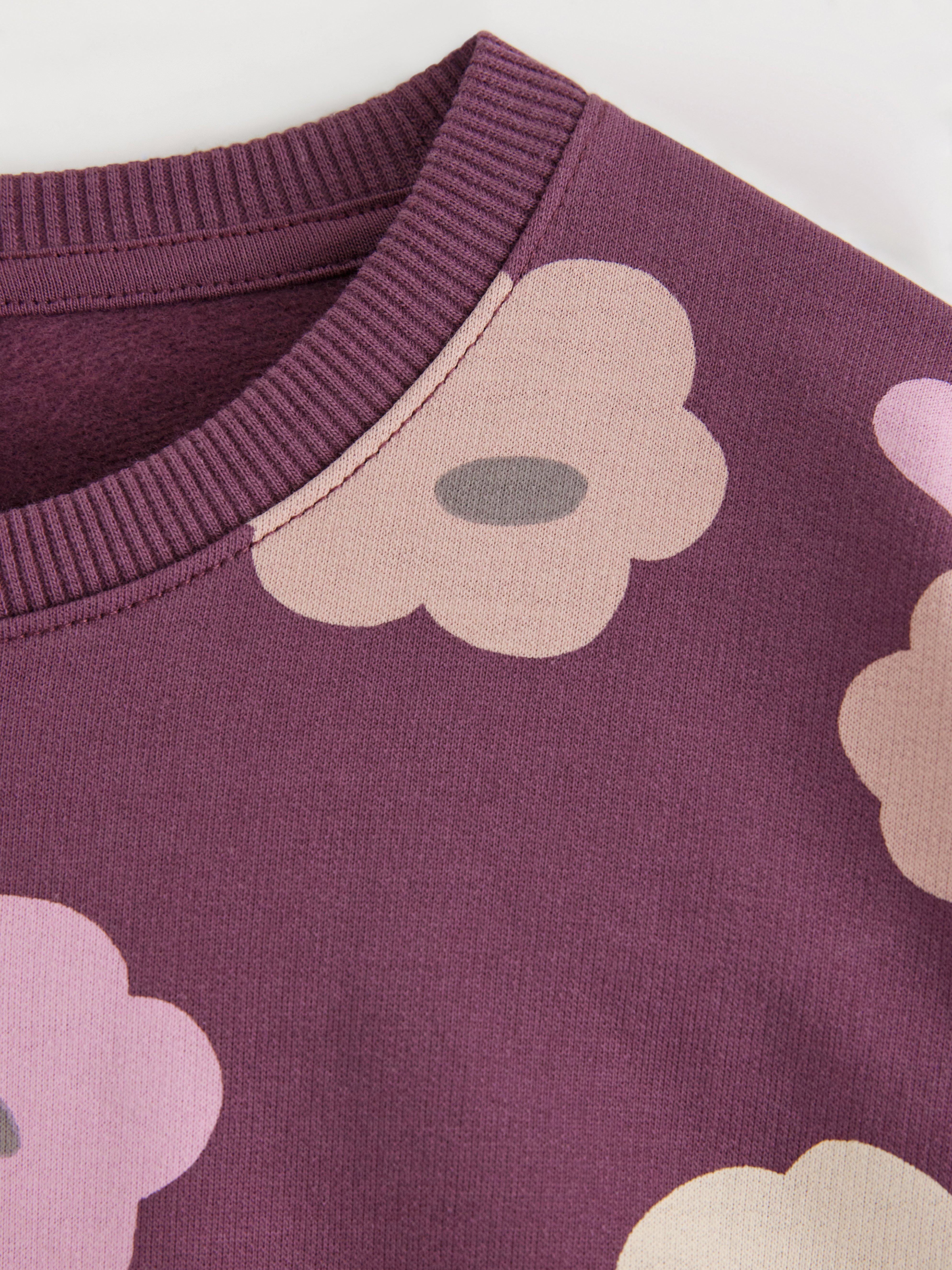 Sweatshirt - Børn - Lilla