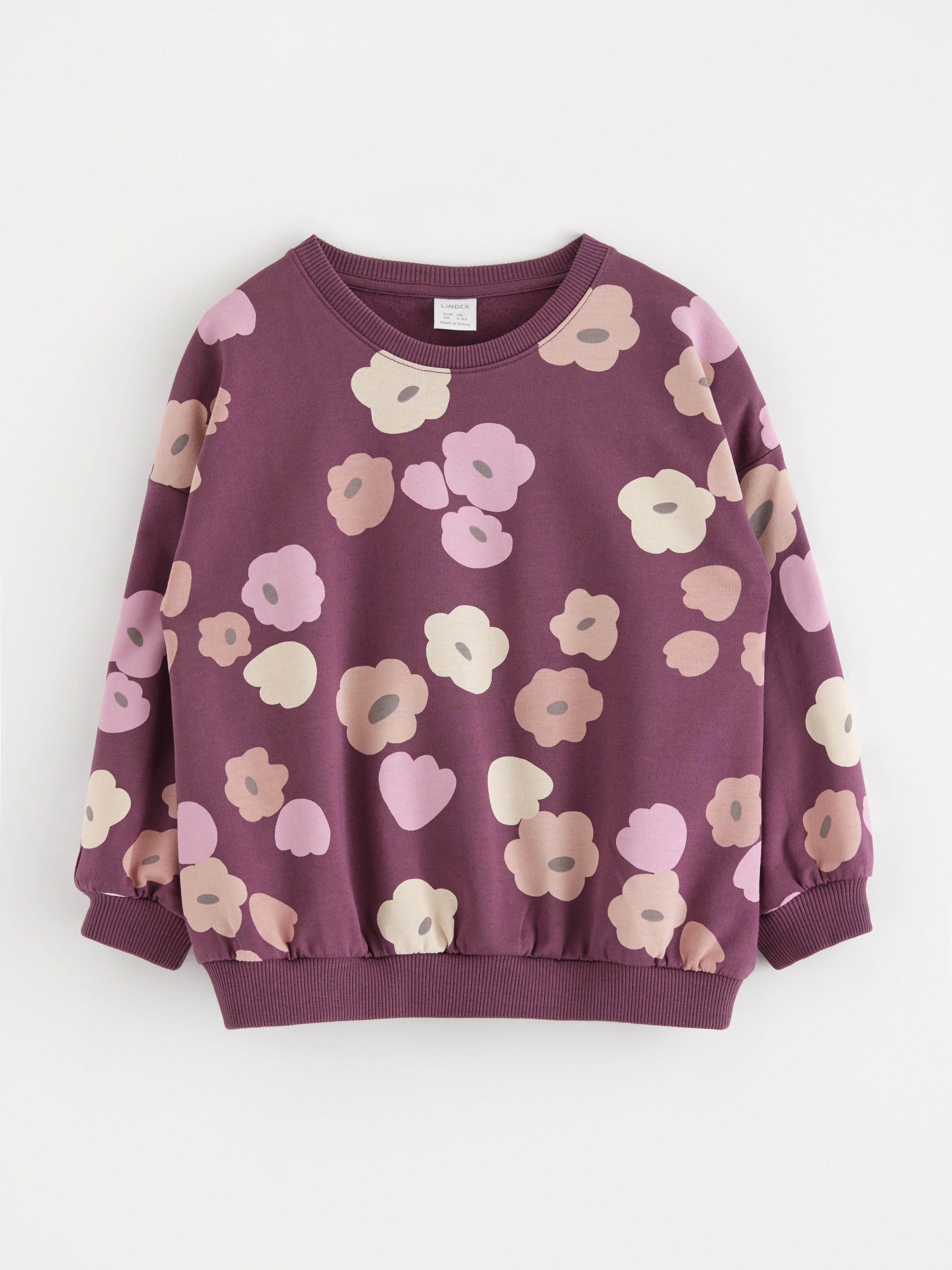 Sweatshirt - Børn - Lilla