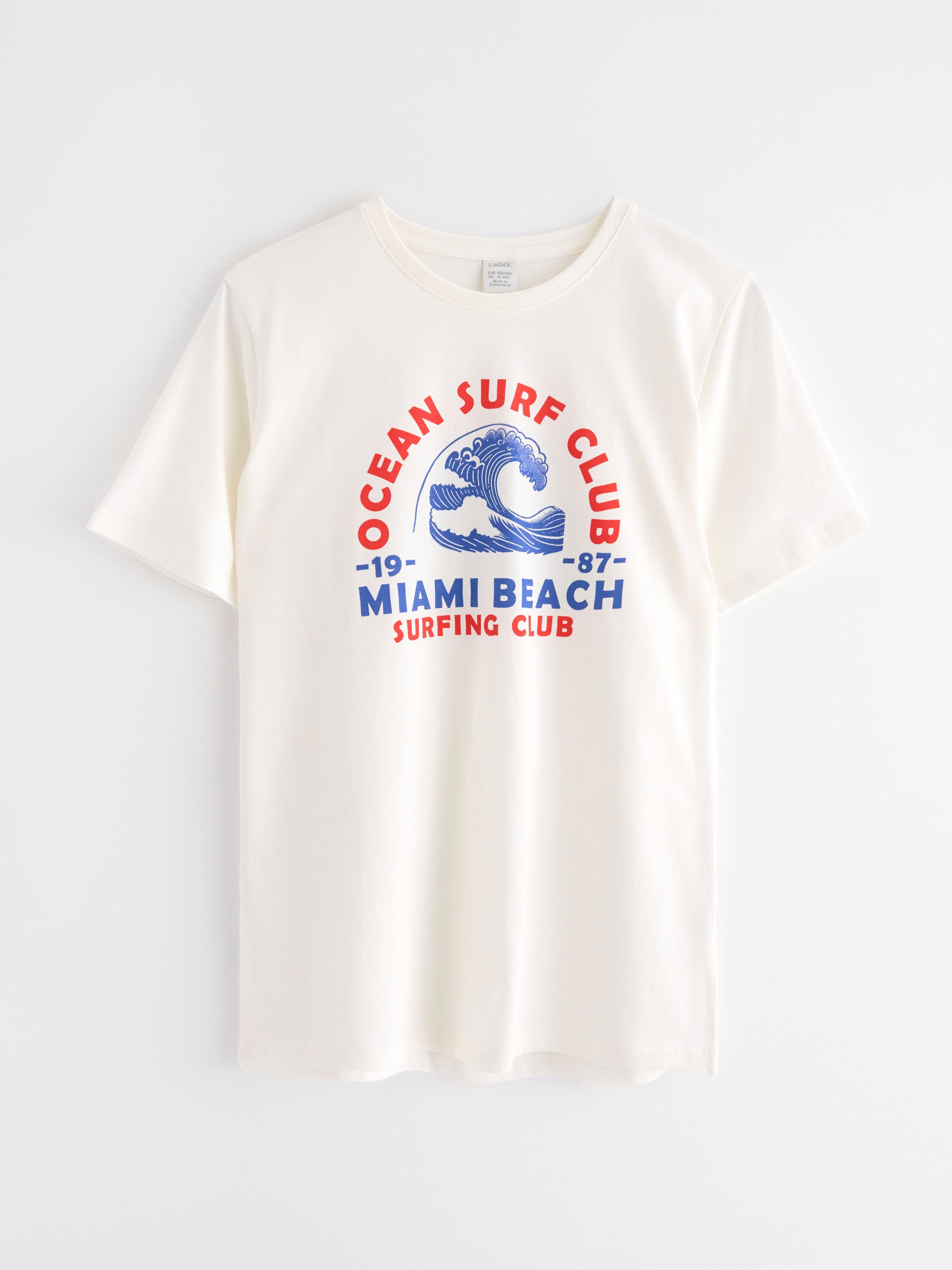 T-shirt - Børn - Hvid