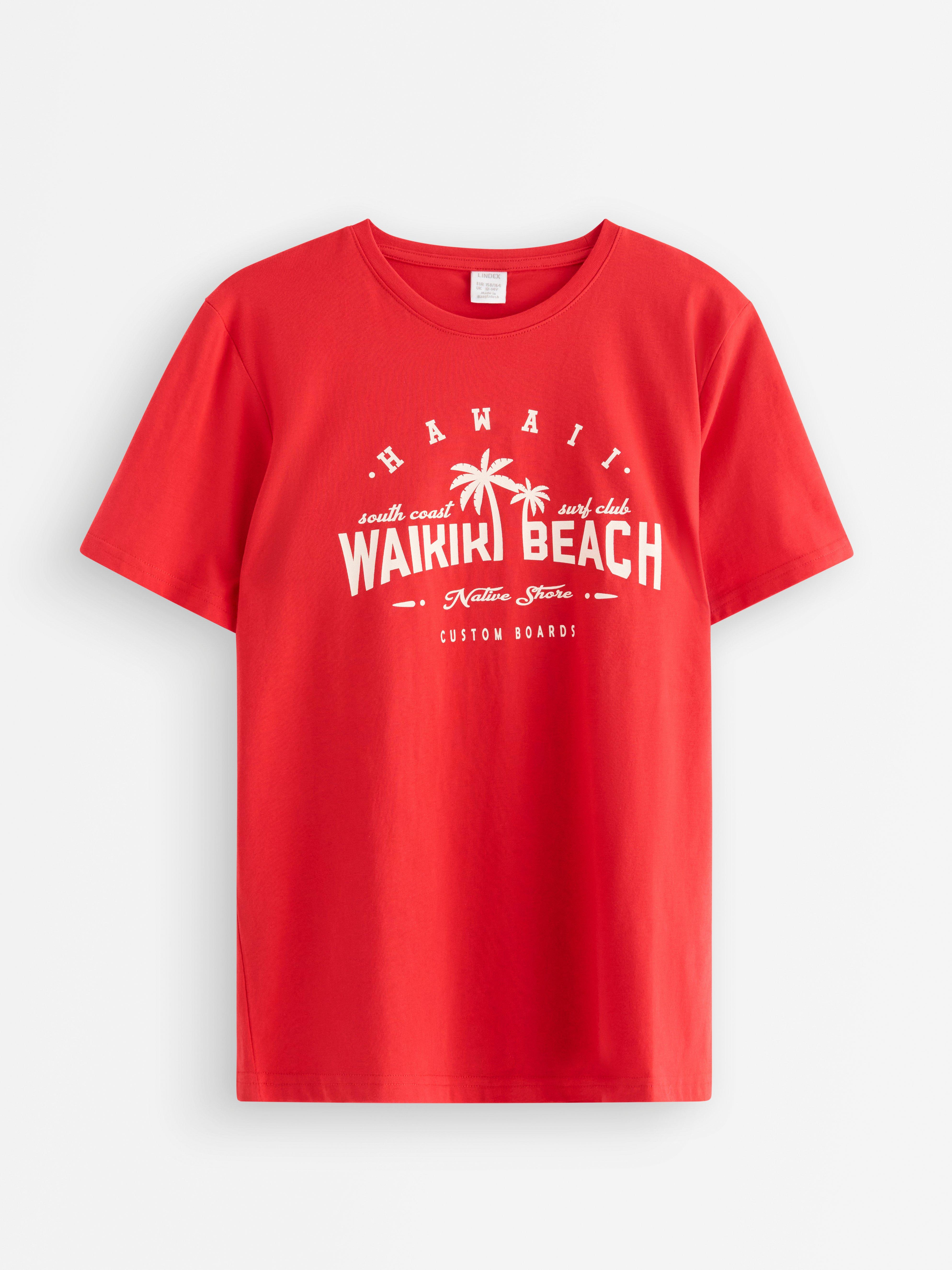 T-shirt - Børn - Rød