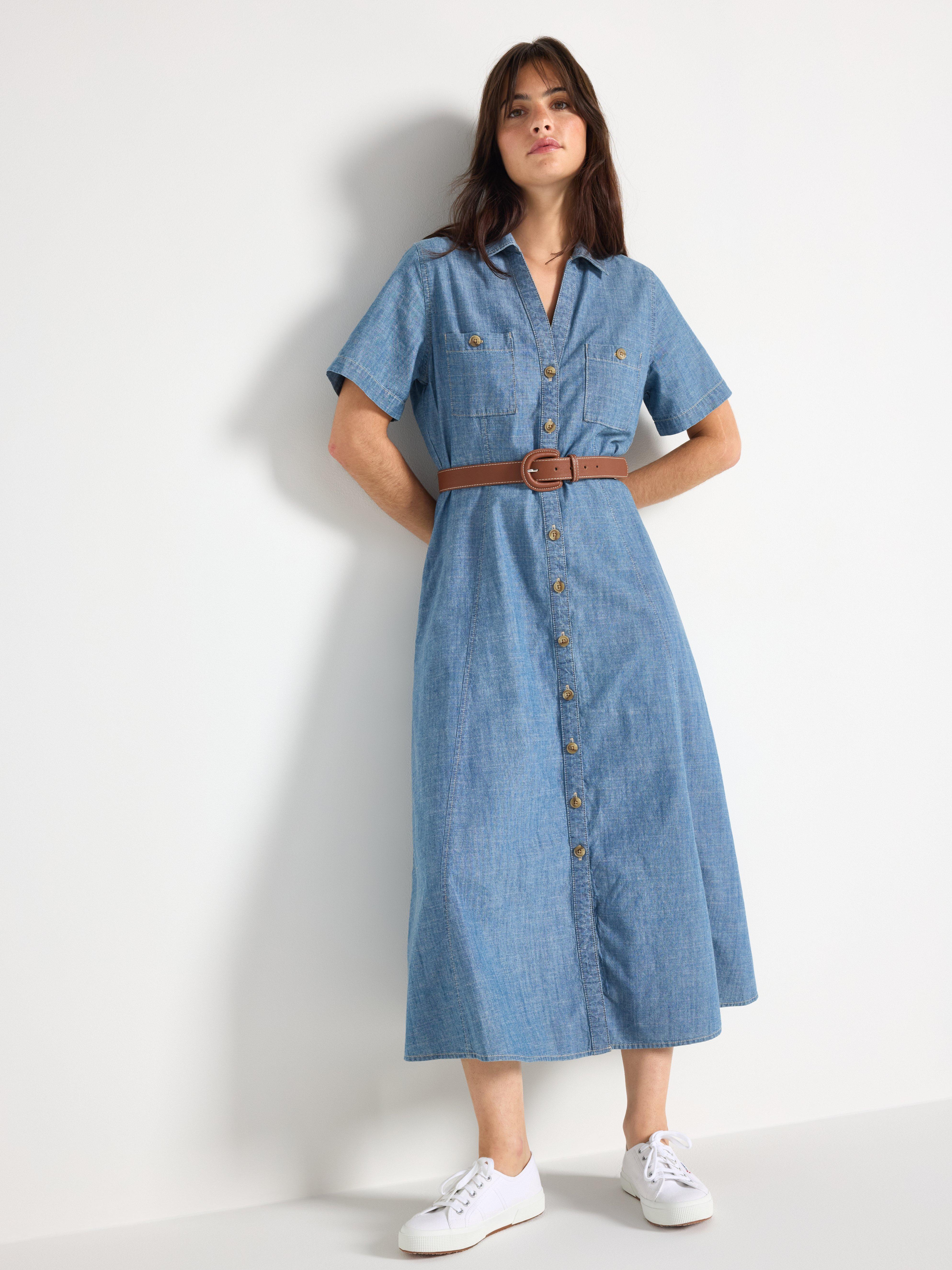 Paitamekko - Naiset - Sininen