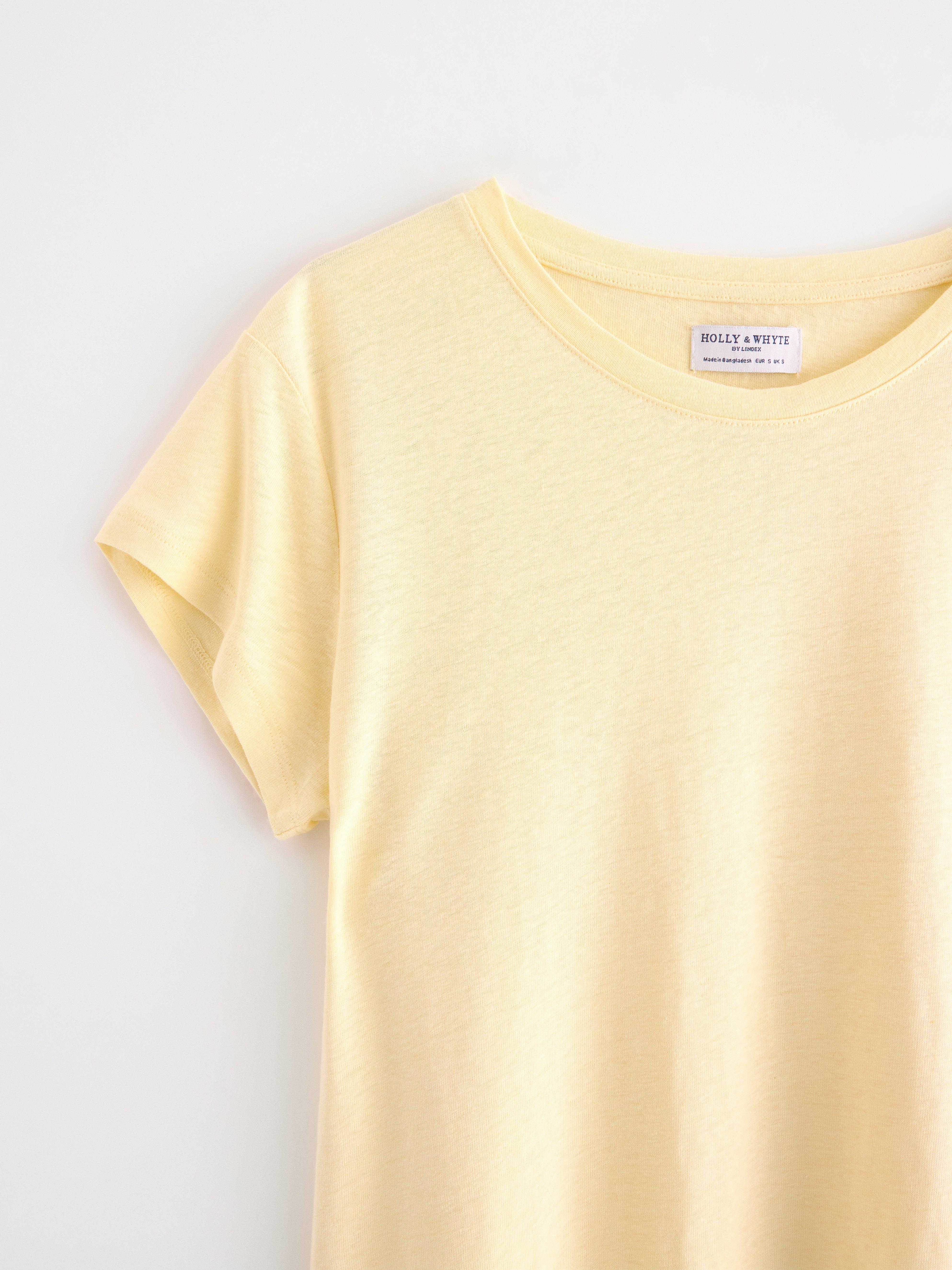 T-shirt - Dame - Gul