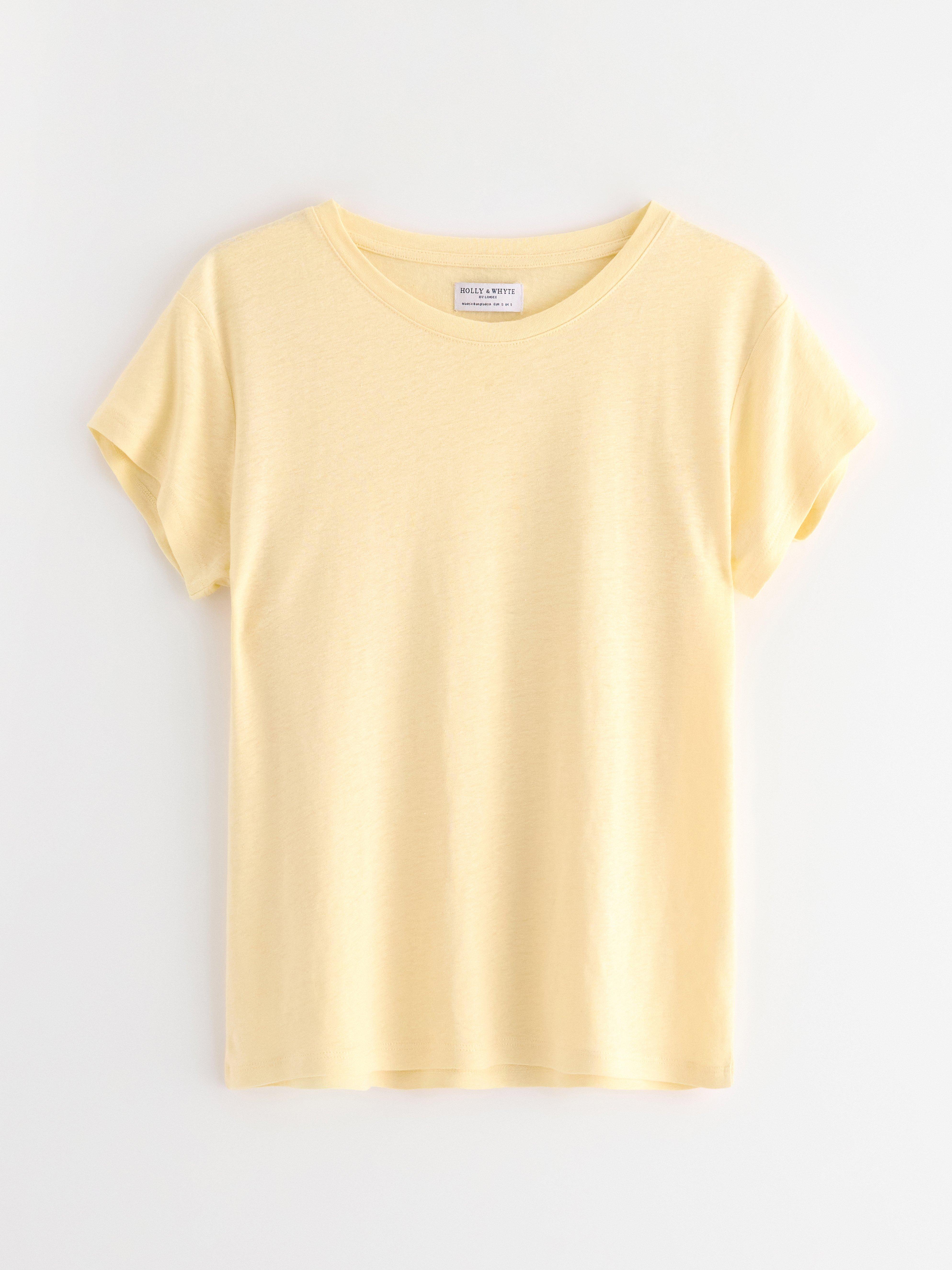 T-shirt - Dame - Gul