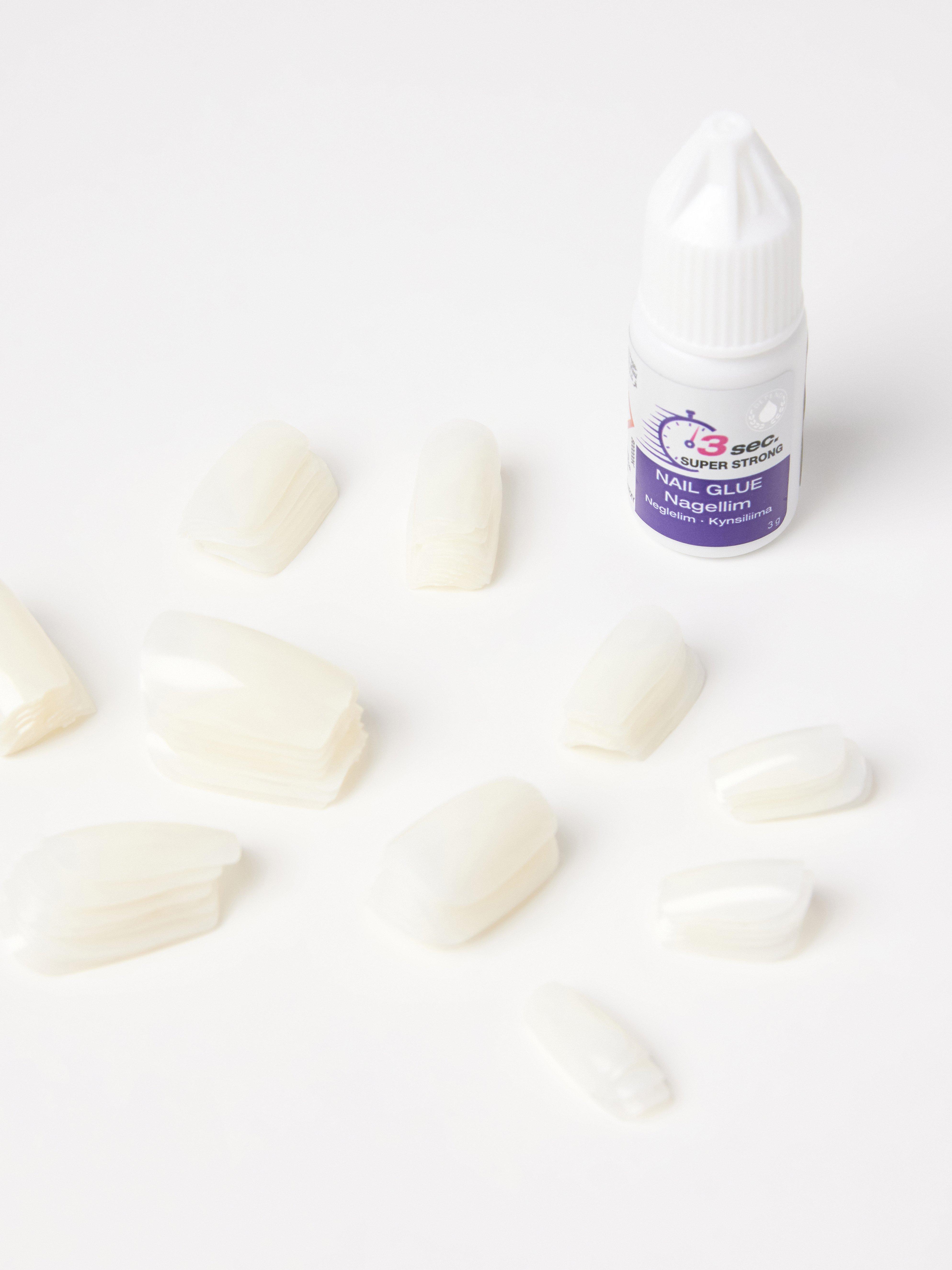Lösnaglar - Kosmetik - Blank