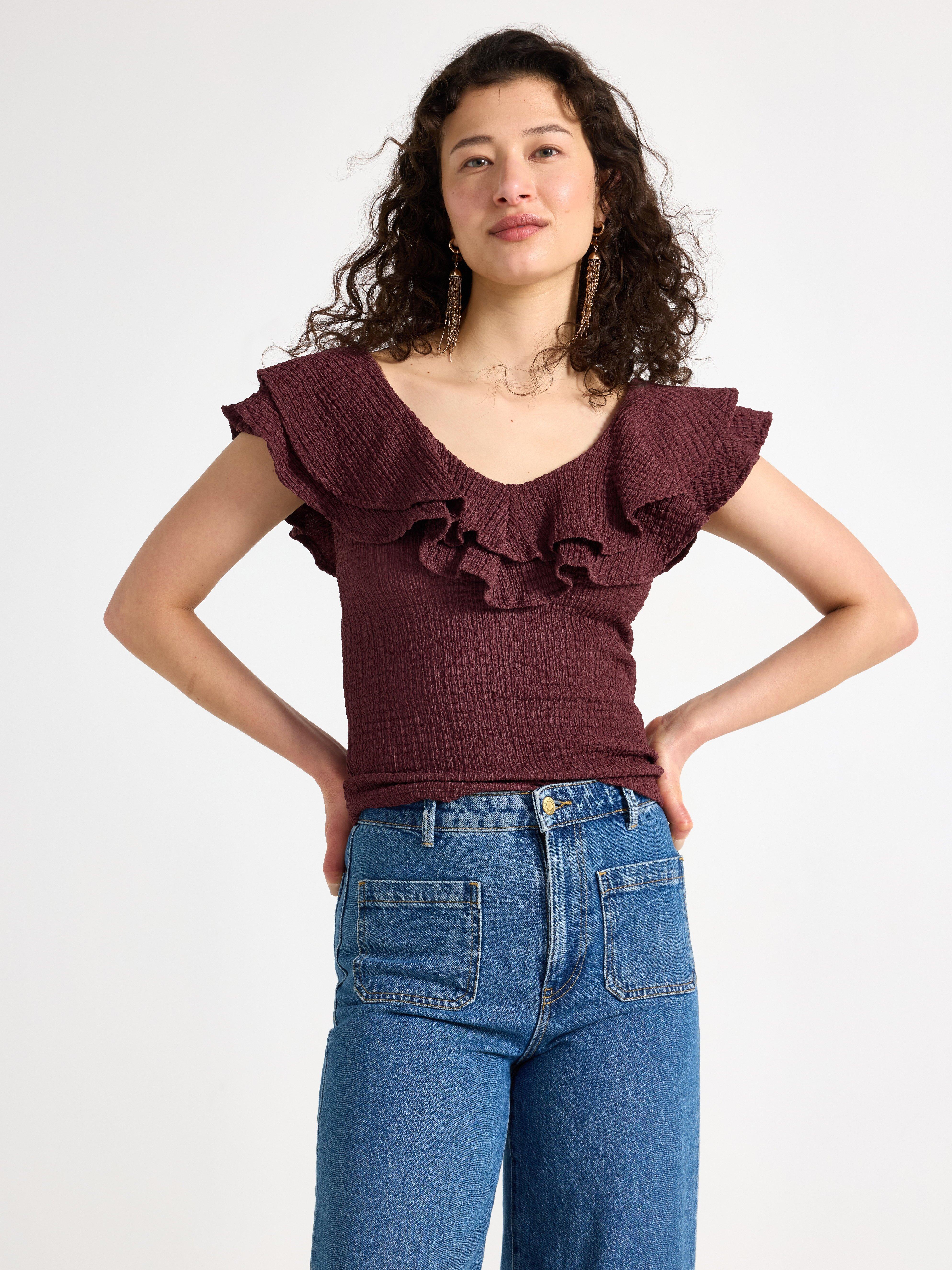 Top - Womens Wear - Red