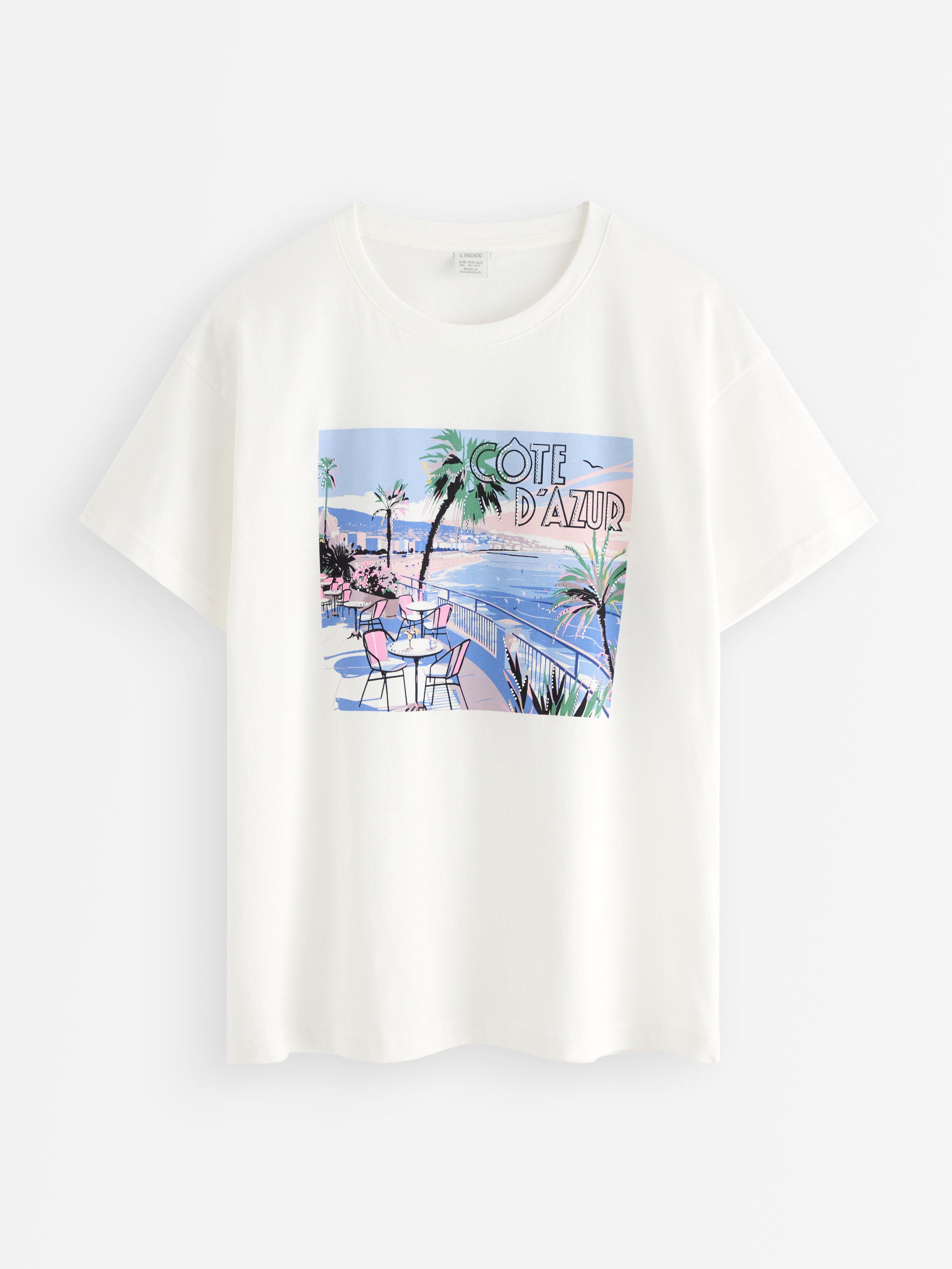 T-shirt - Børn - Hvid