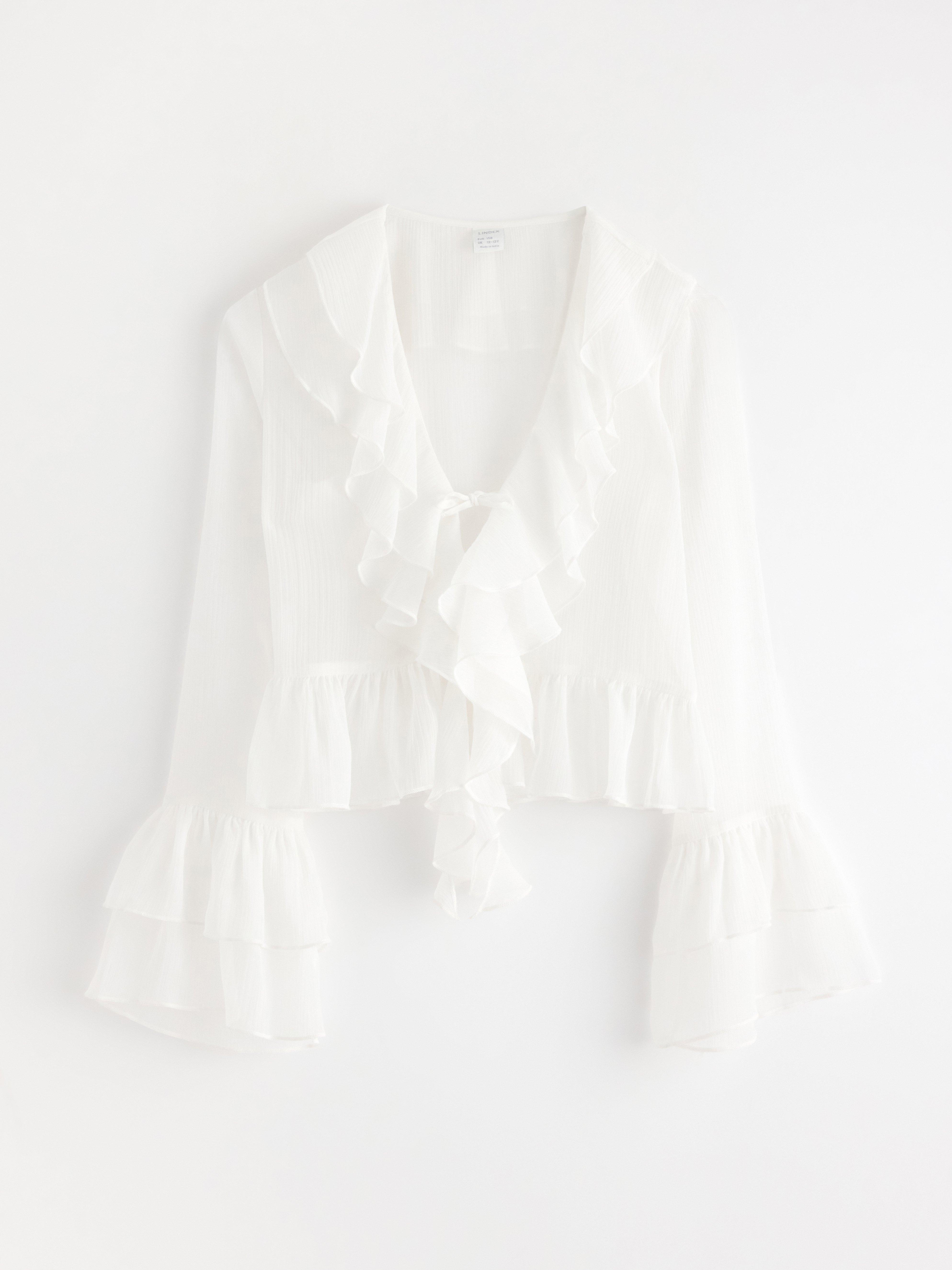 Bluse - Barn - Hvit