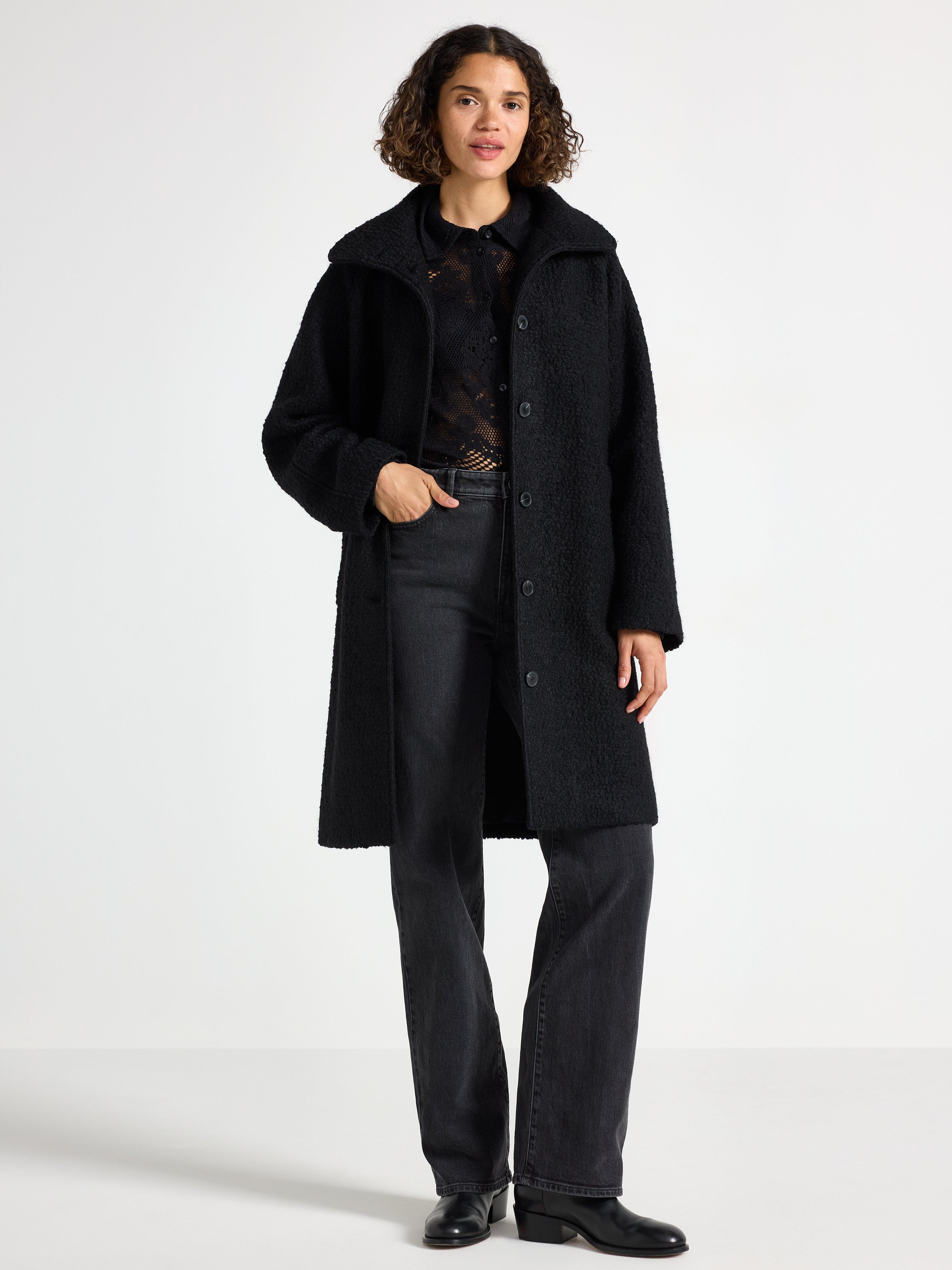 Coat - Womens Wear - Black