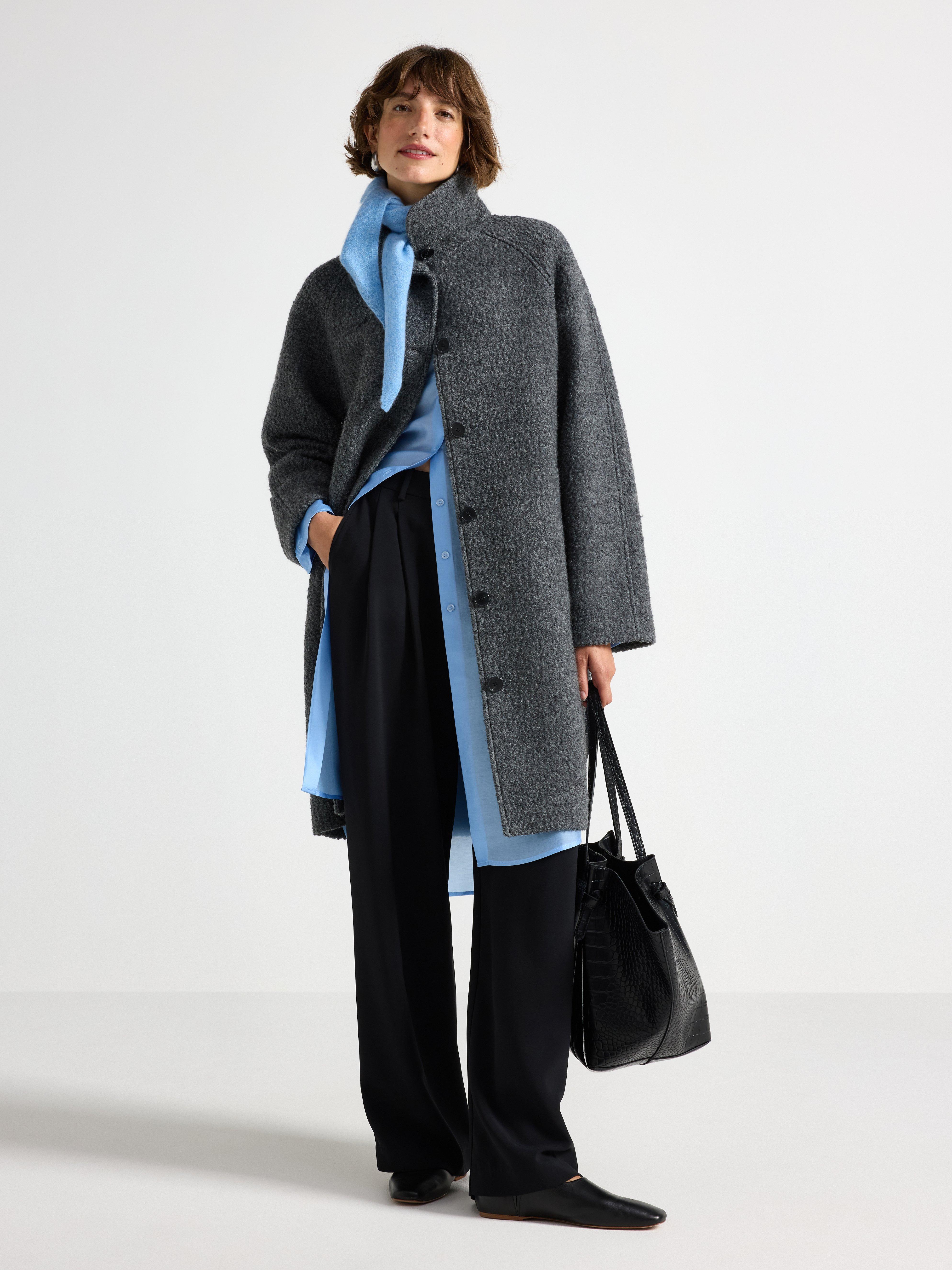 Coat in wool blend