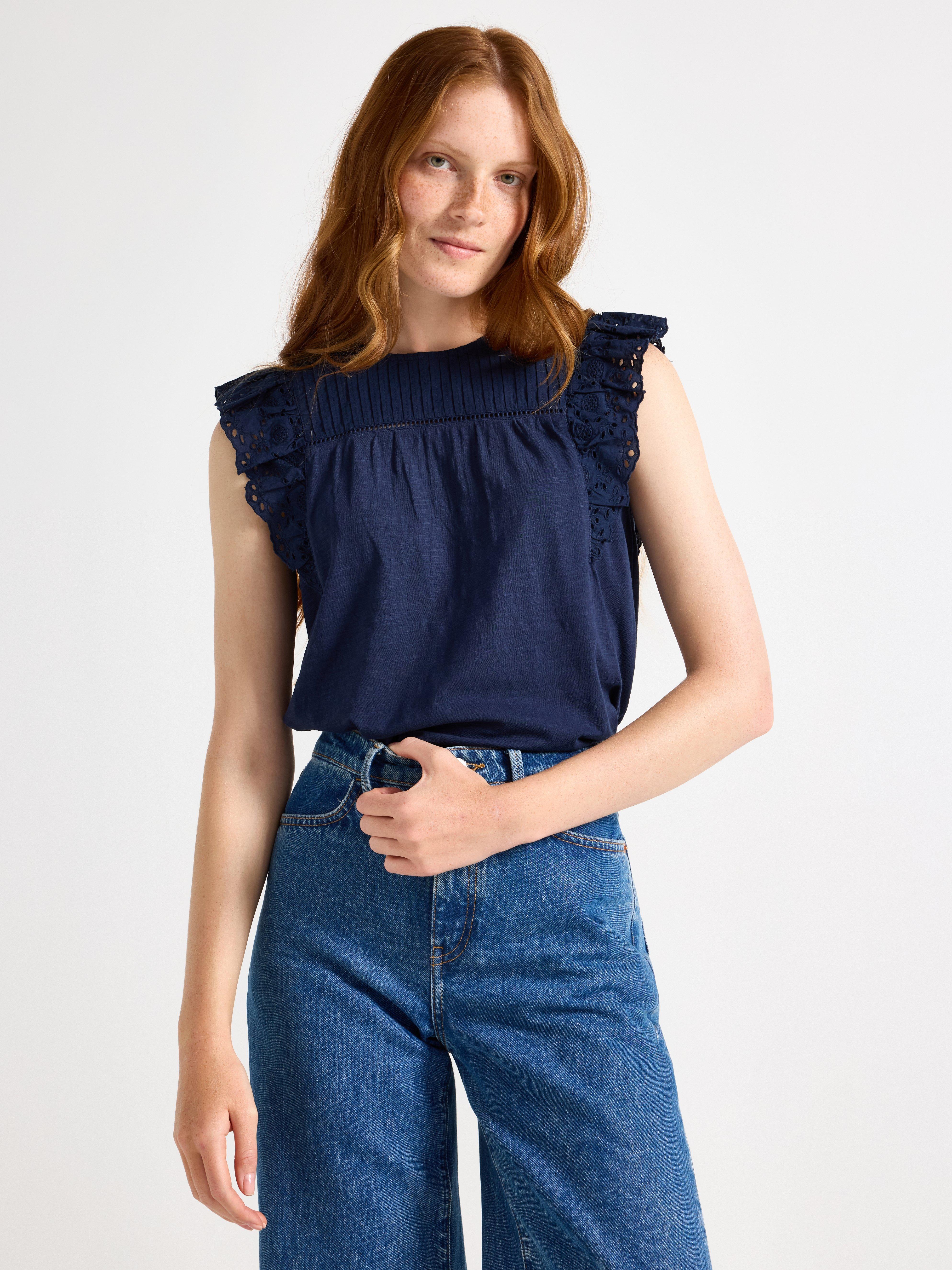 Top - Womens Wear - Blue