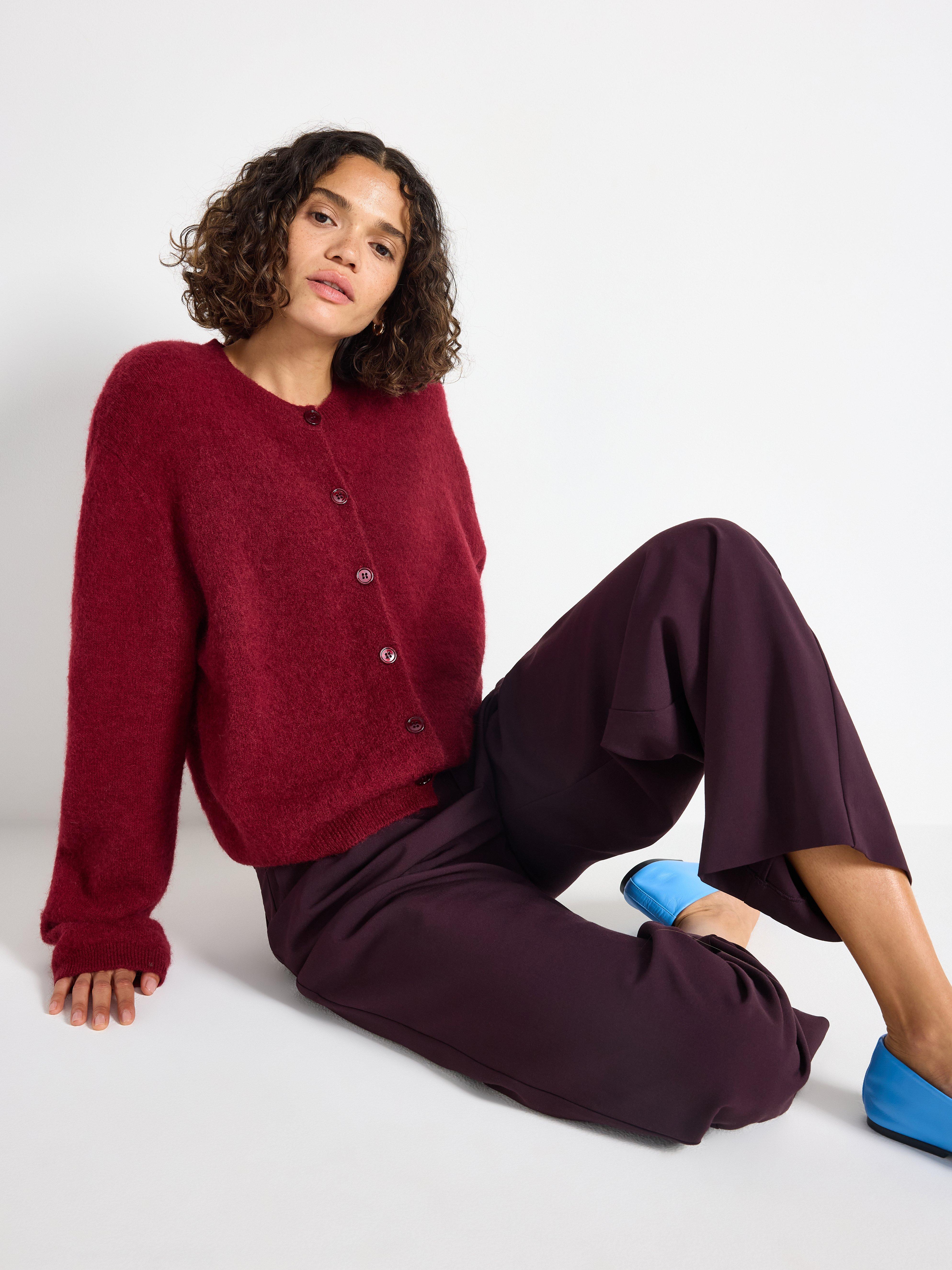 Cardigan - Womens Wear - Red