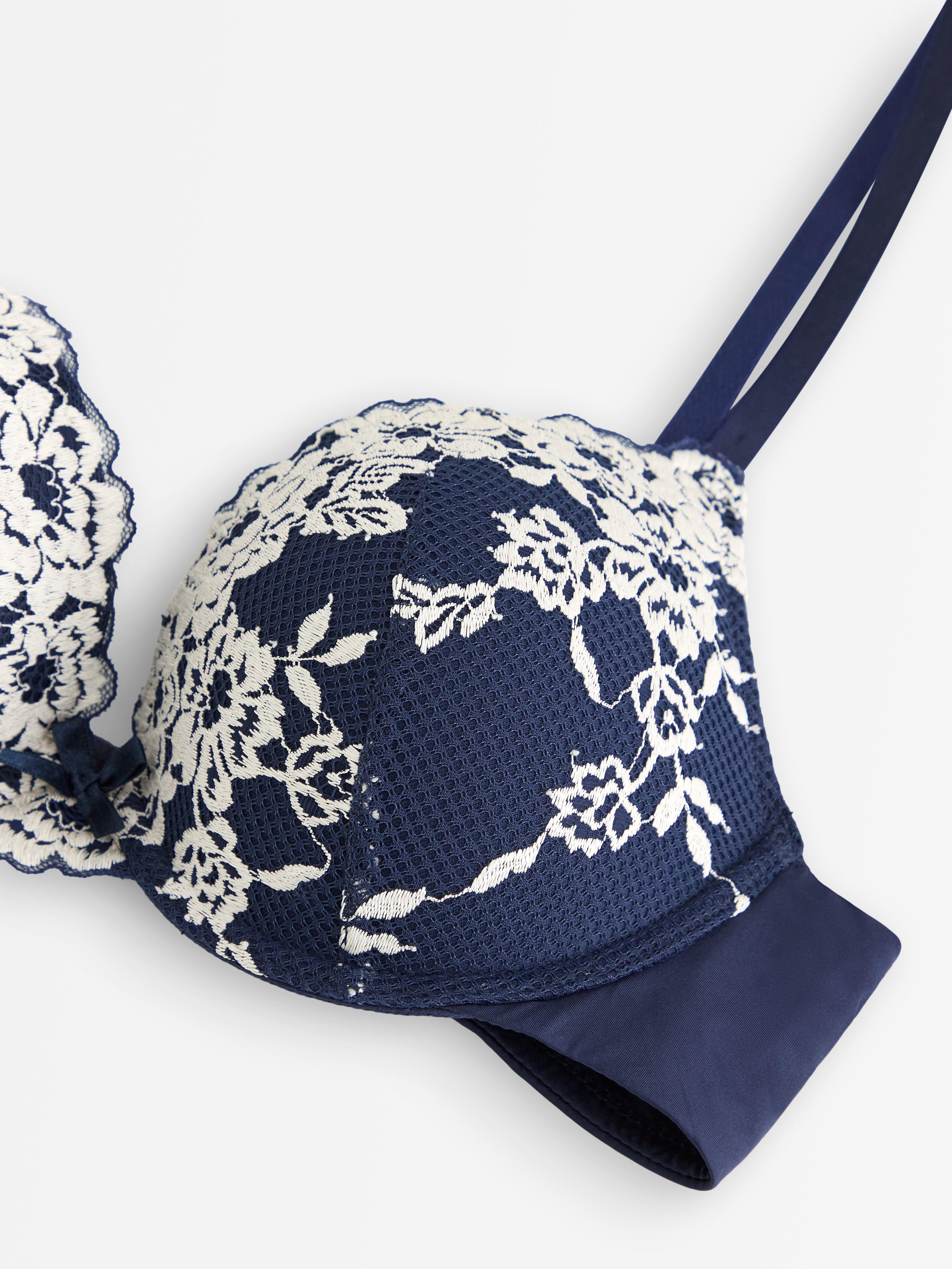 Malva Push-up-BH - Undertøy - Blå