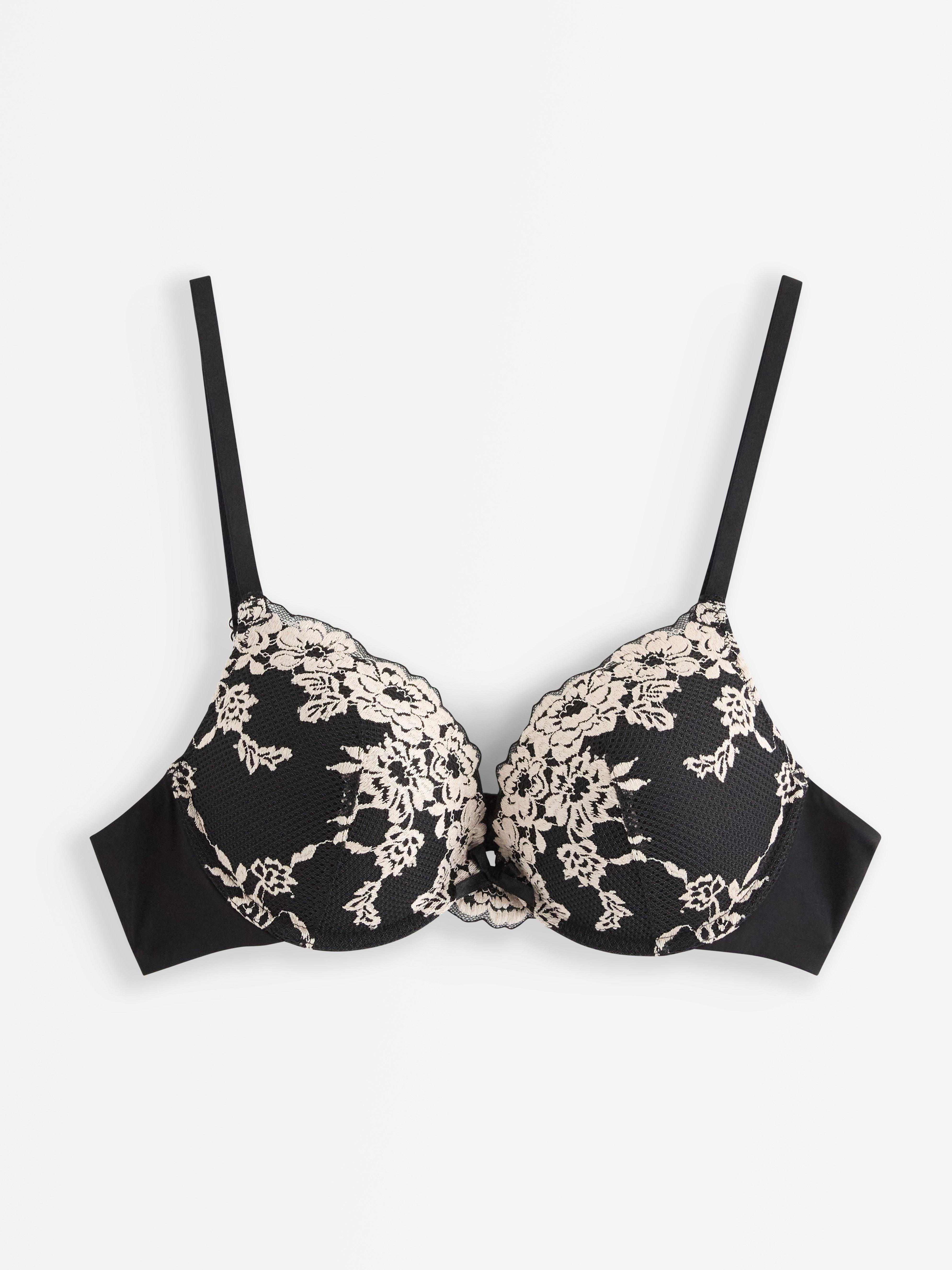 Malva push up-bh - Underkläder - Svart