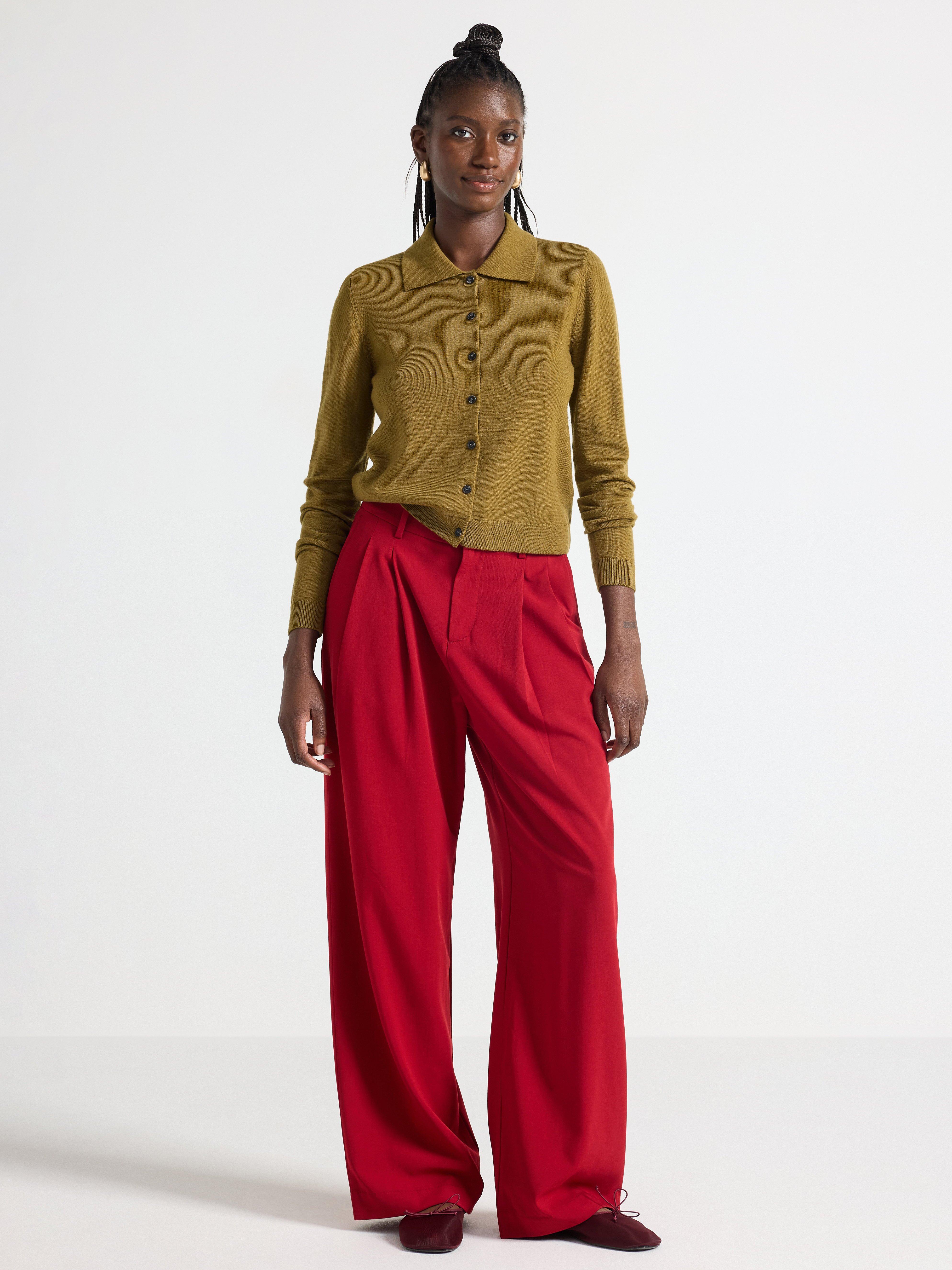 Cardigan - Dame - Khaki