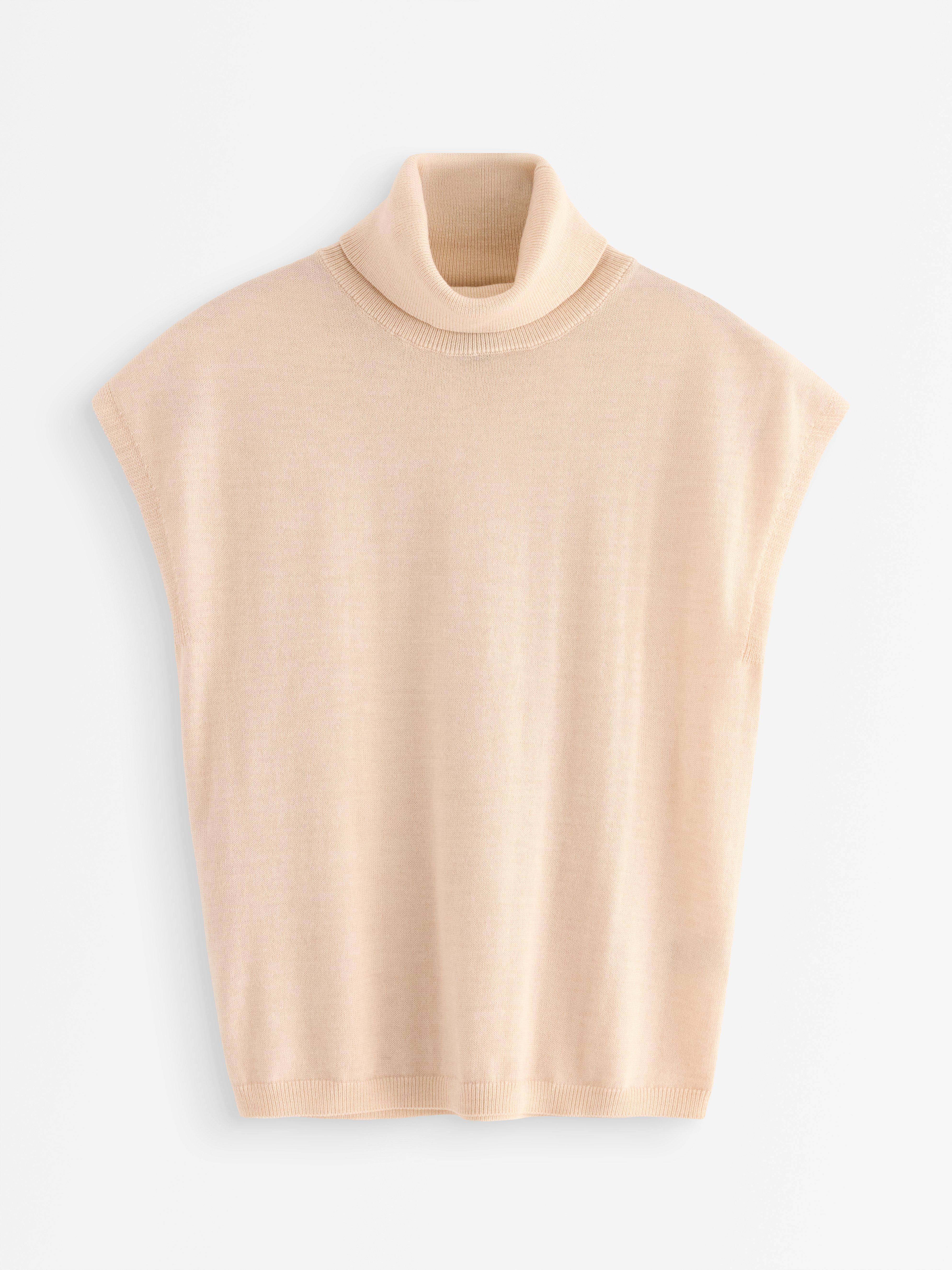 Roller Neck Sweater - Womens Wear - Beige