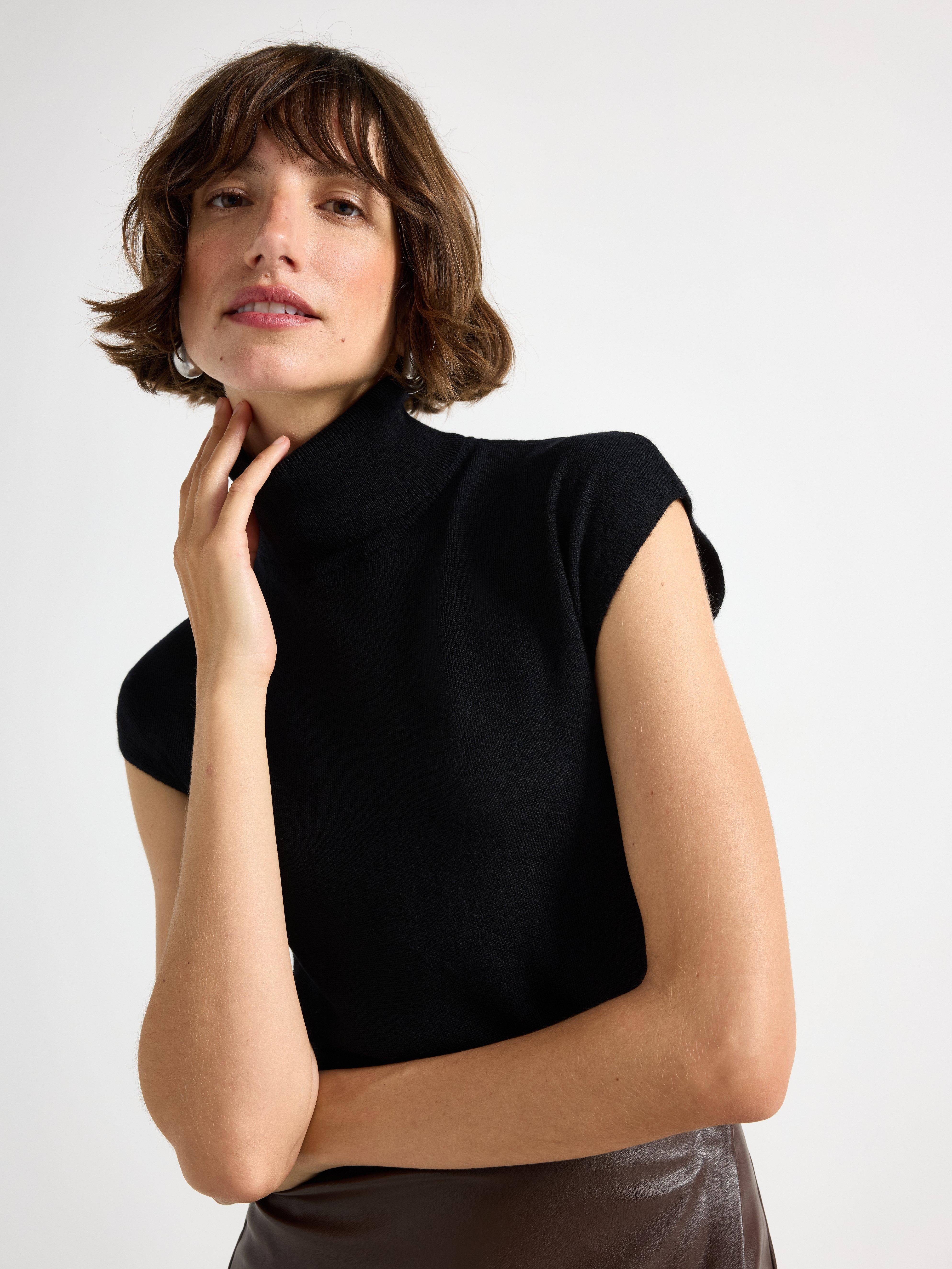 Roller Neck Sweater - Womens Wear - Black