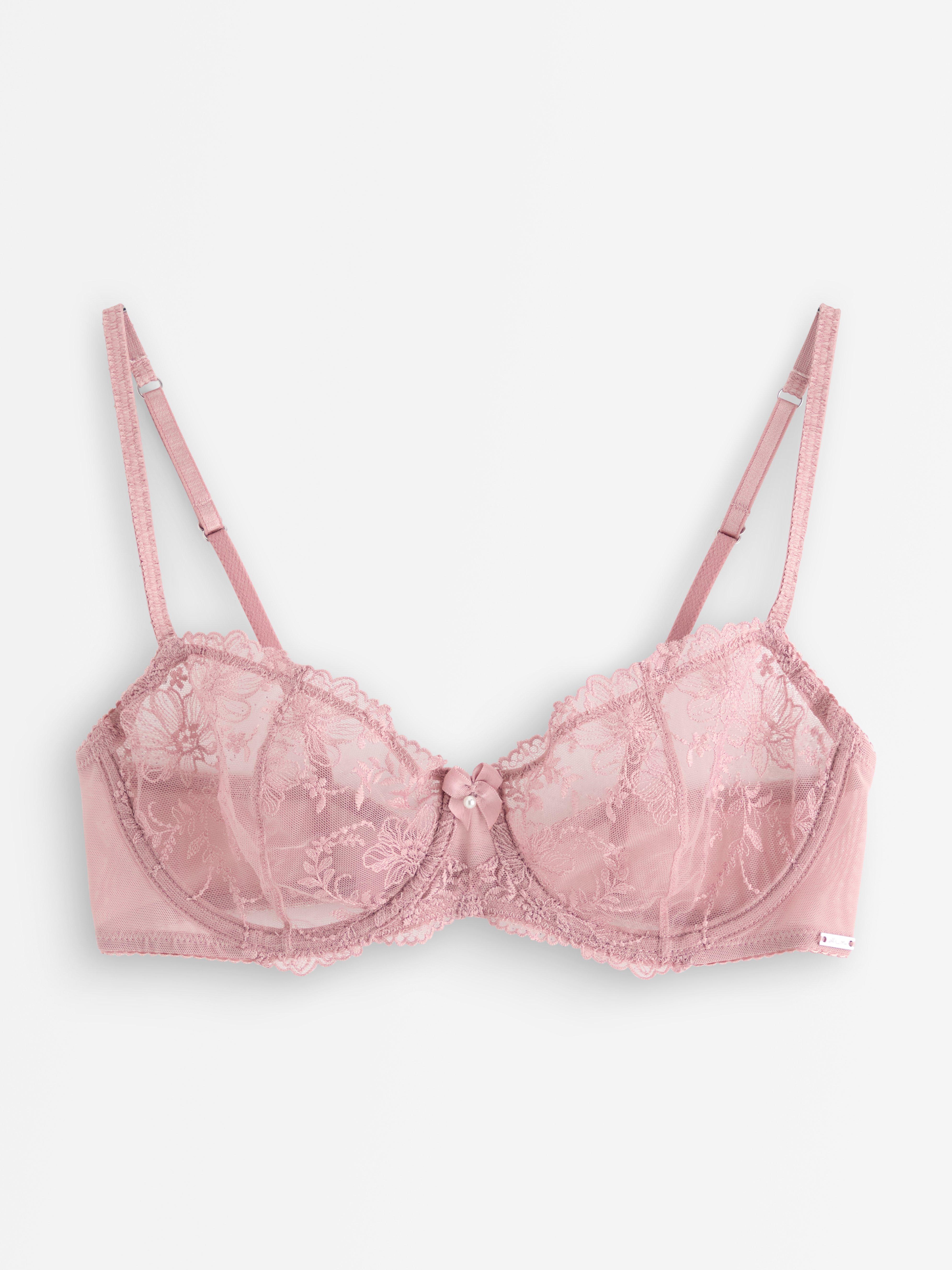 Unpadded Bra - Lingerie - Pink