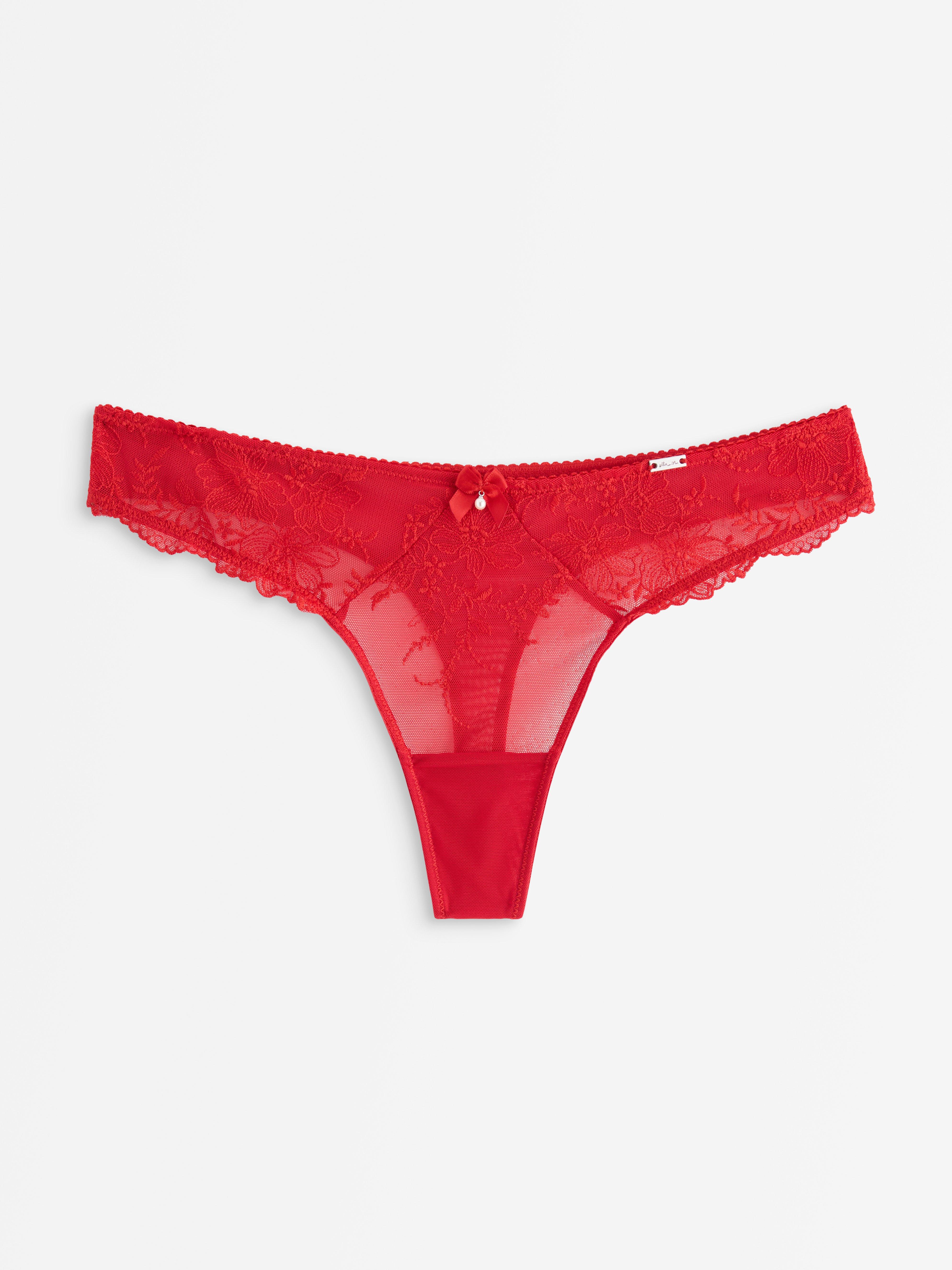 Thong Low - Lingerie - Red