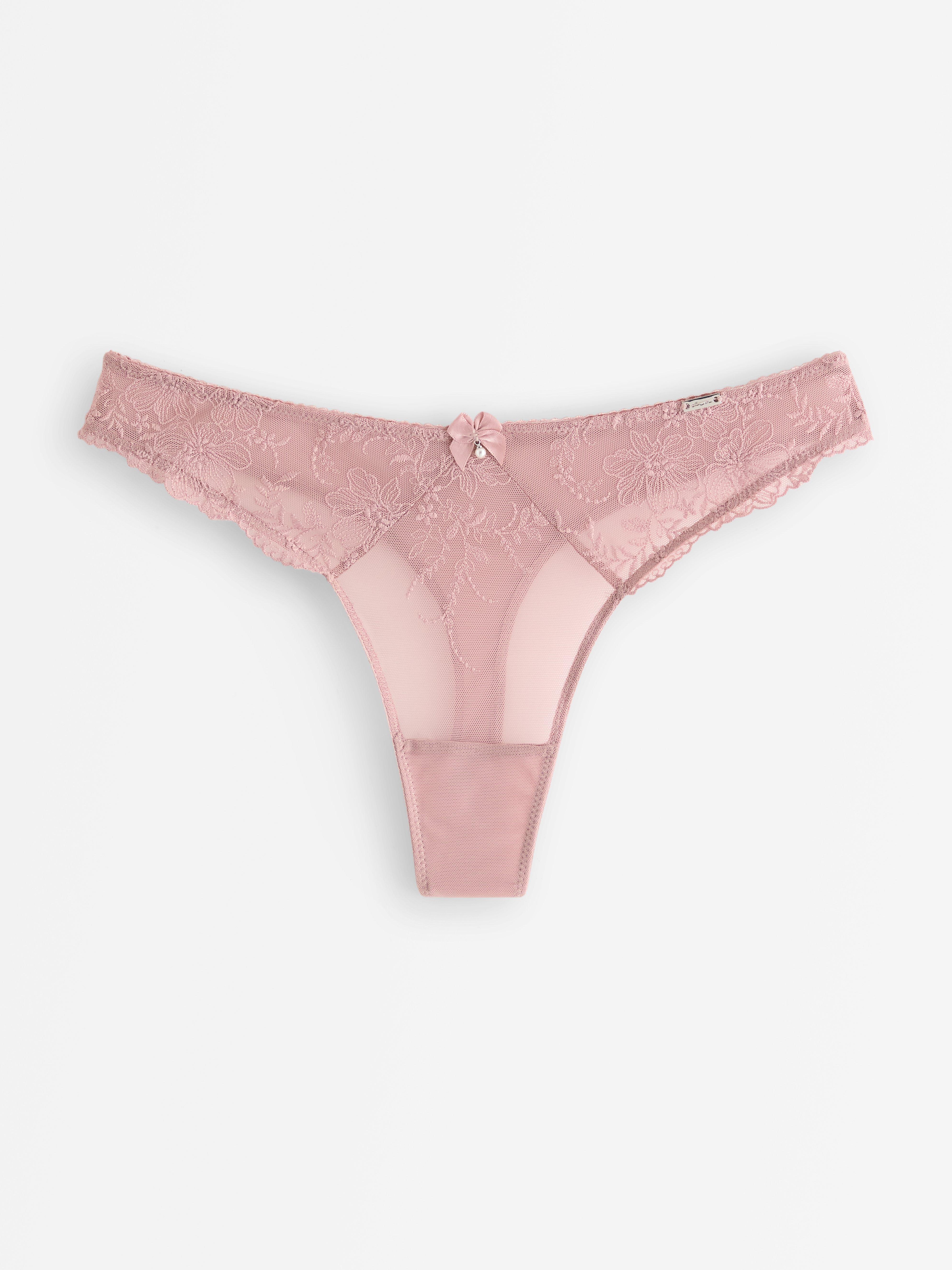 Thong Low - Lingerie - Pink