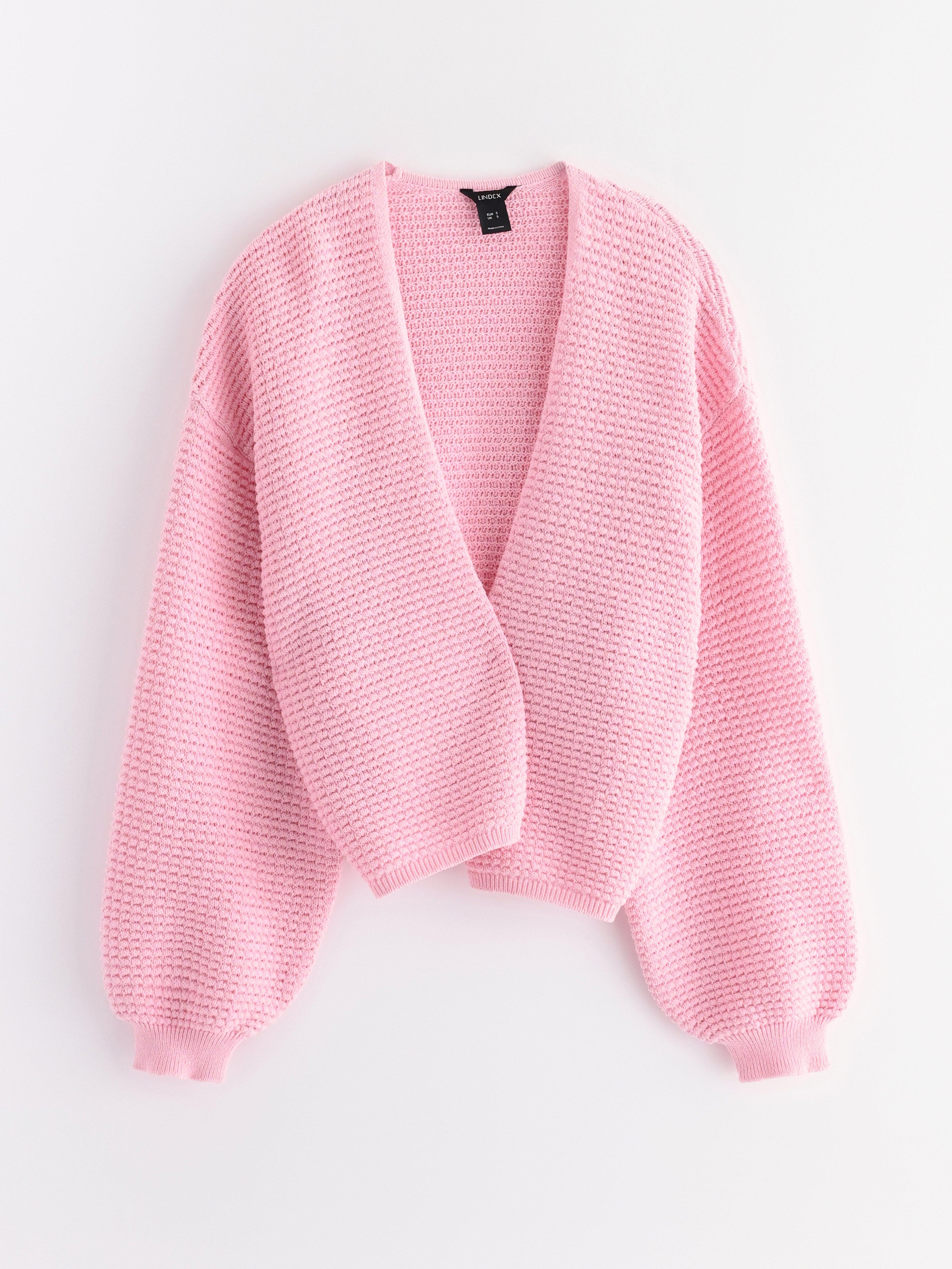 Cardigan - Dam - Rosa